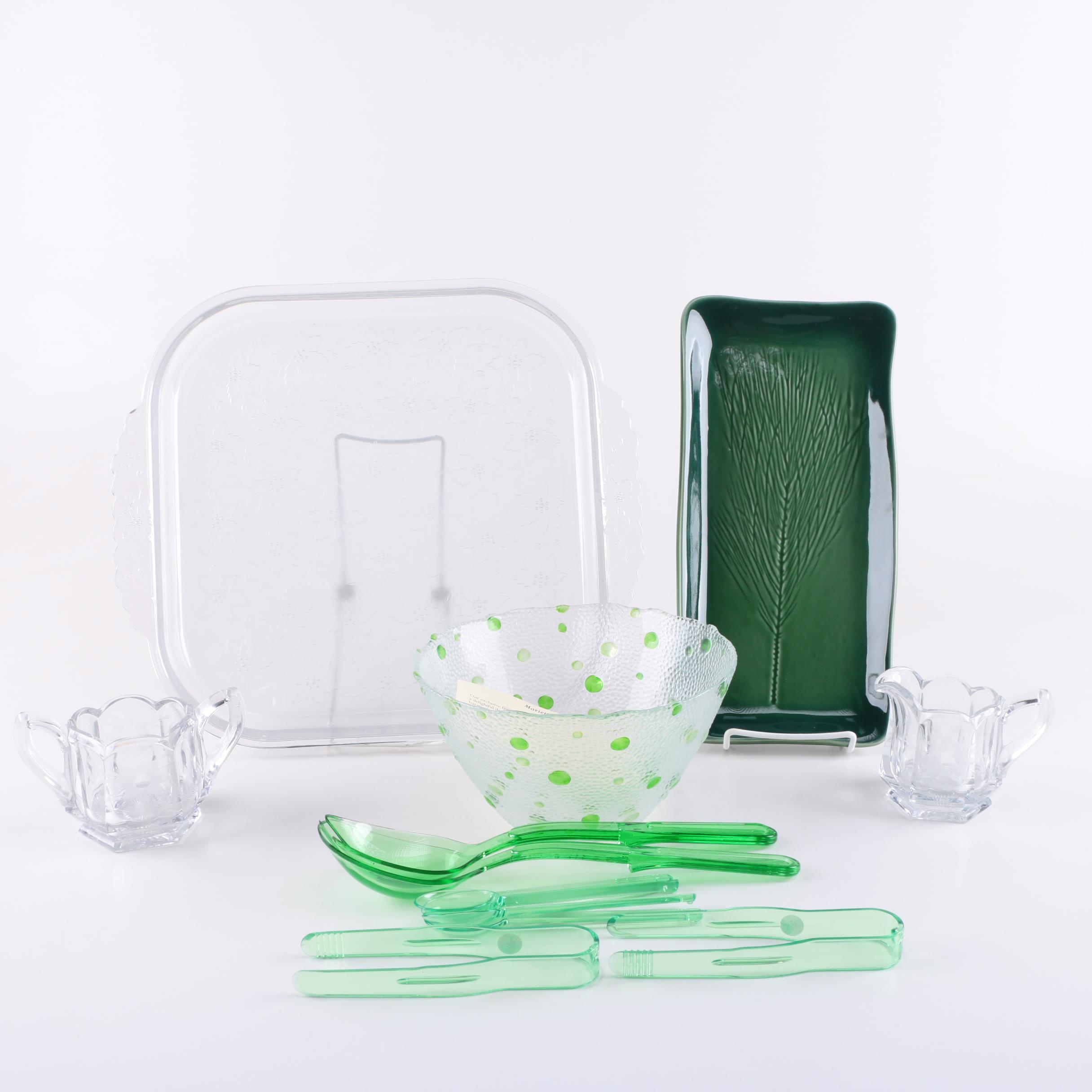 Assortment of Servingware