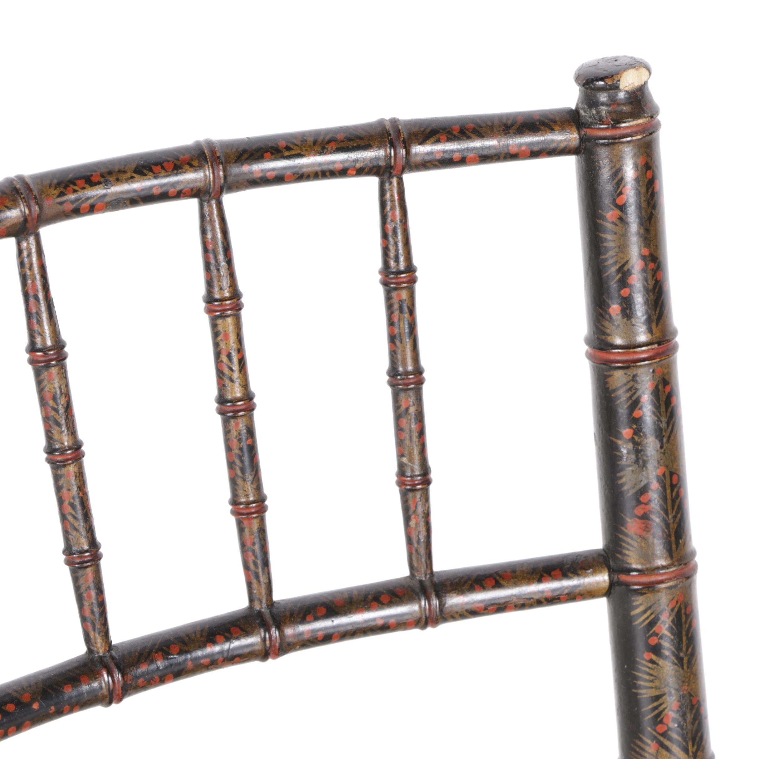 Wooden Hand-Painted Rocking Chair