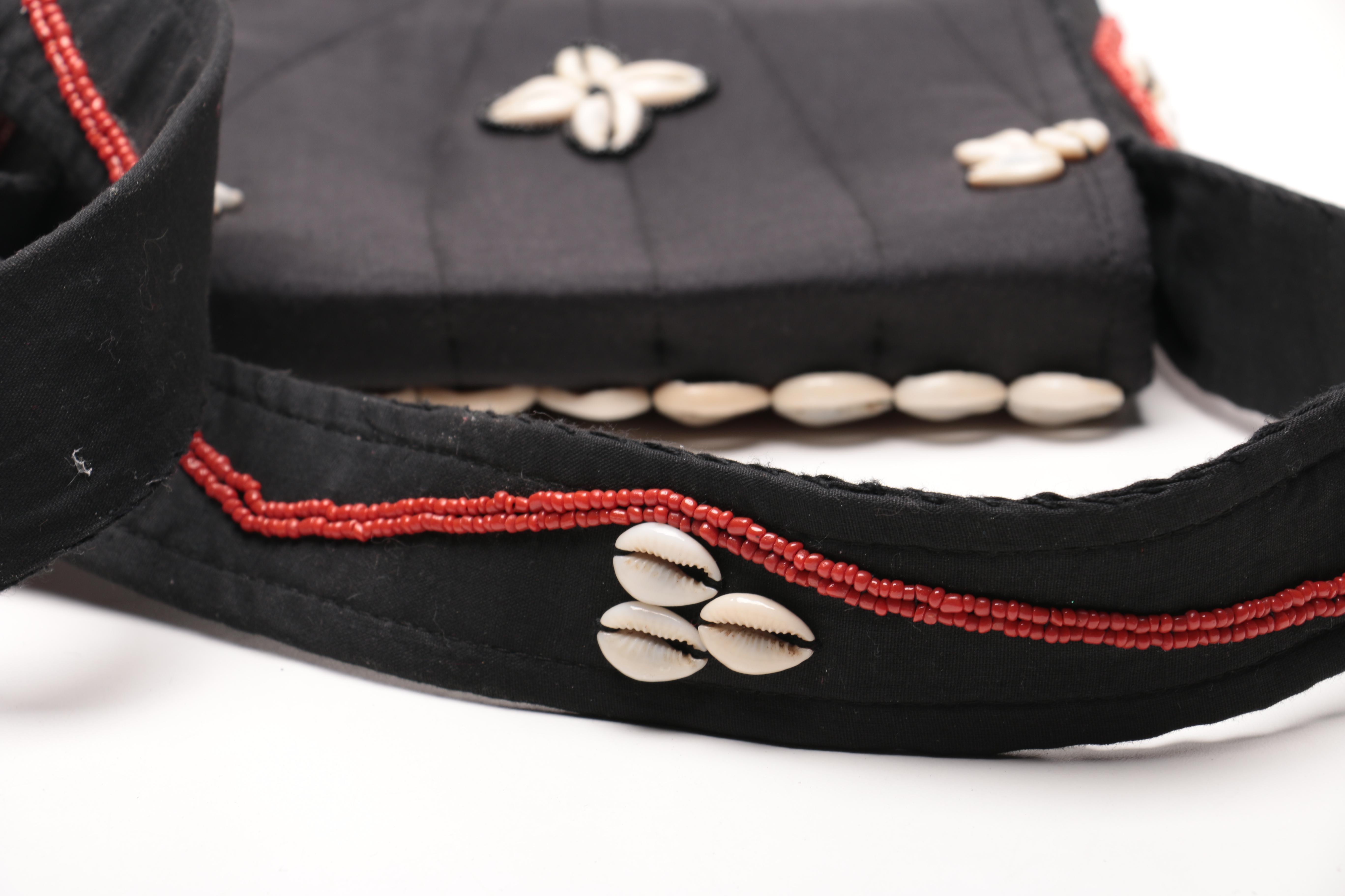 Nepalese Beaded Bag With Cowrie Shells