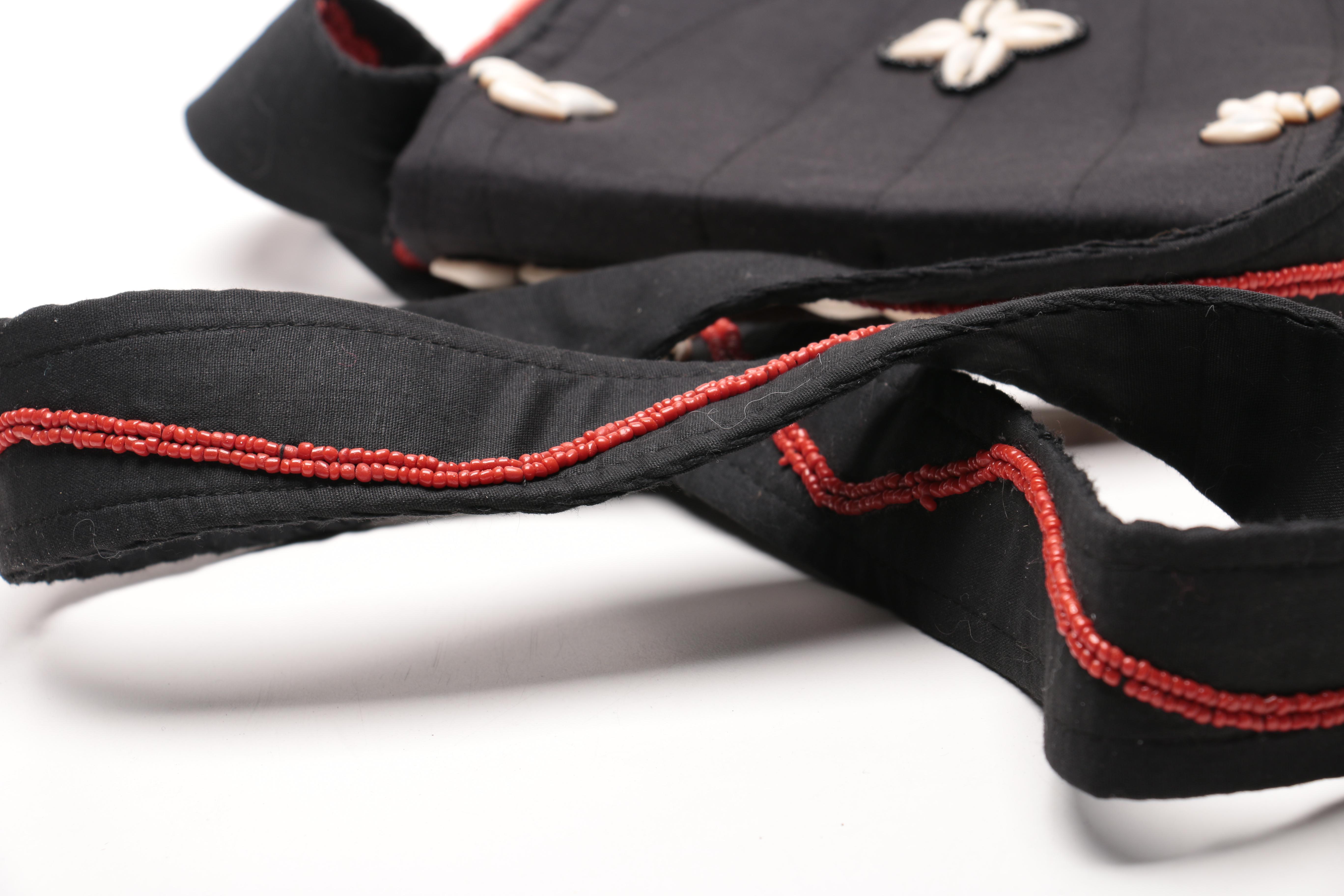 Nepalese Beaded Bag With Cowrie Shells