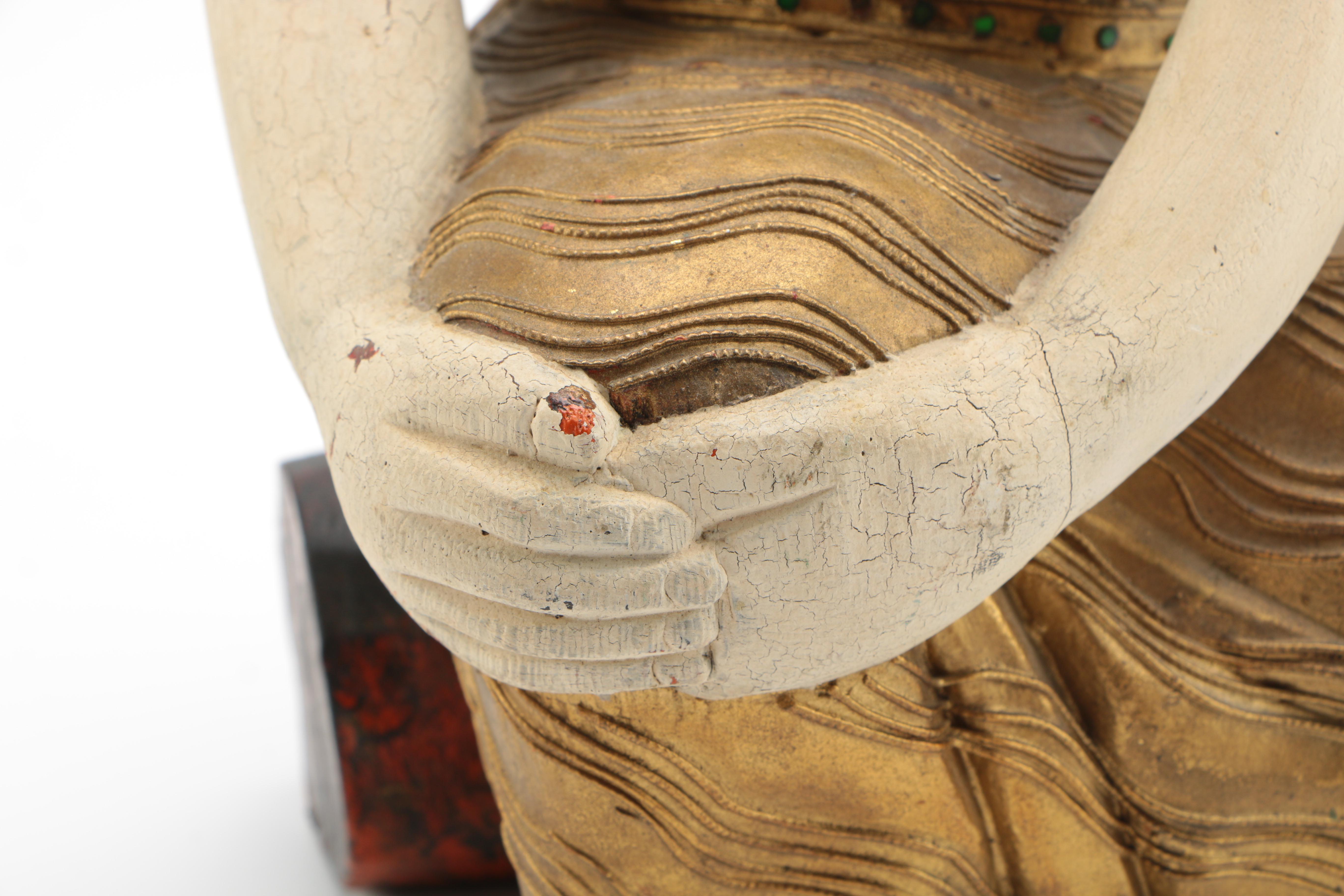 Asian Inspired Ceramic Statuette