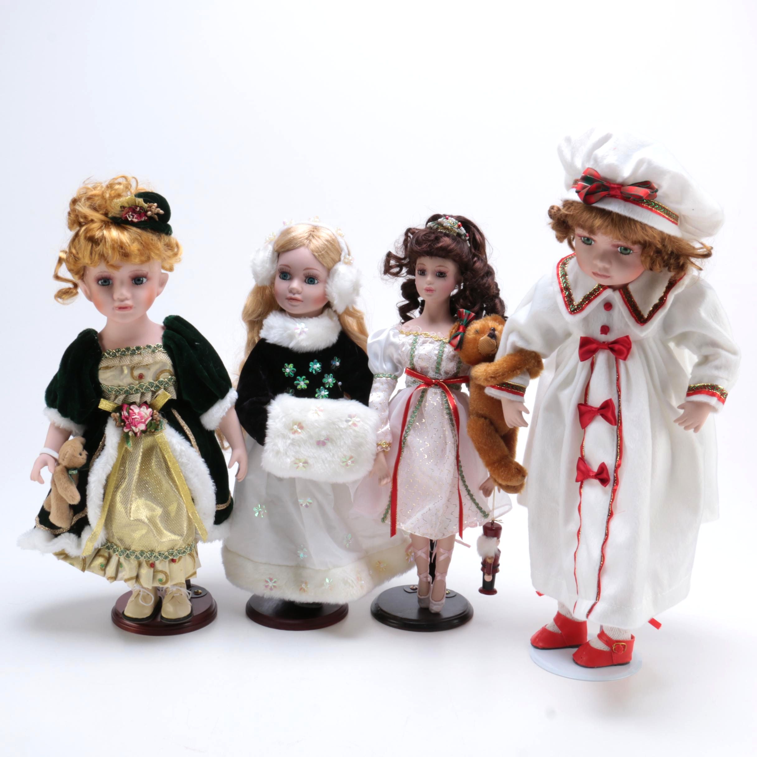 Eclectic Porcelain Doll Collection
