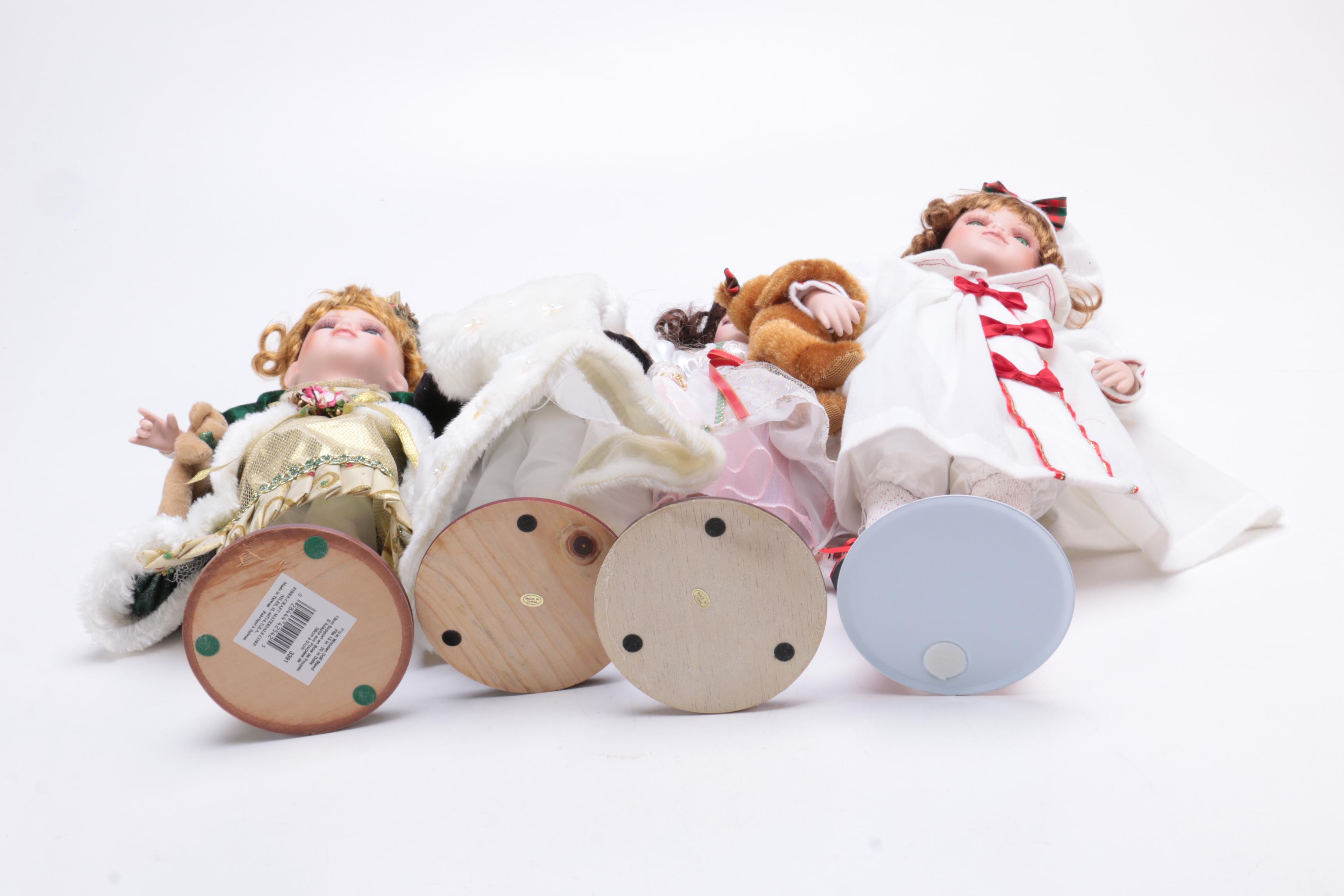 Eclectic Porcelain Doll Collection