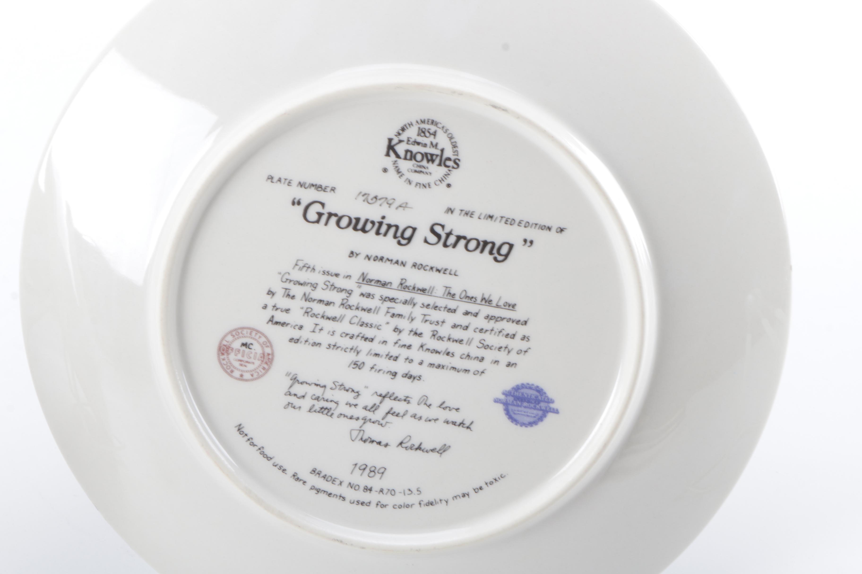 Knowles Collectors Edition Norman Rockwell Decor Plates