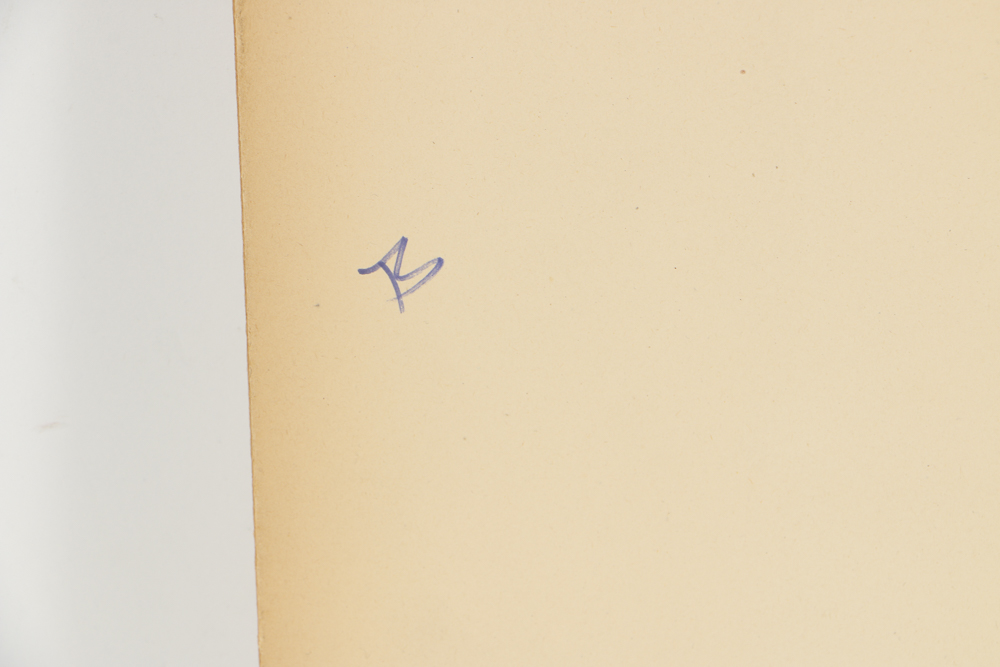 Early 20th-Century Watercolor Painting on Paper of Landscape