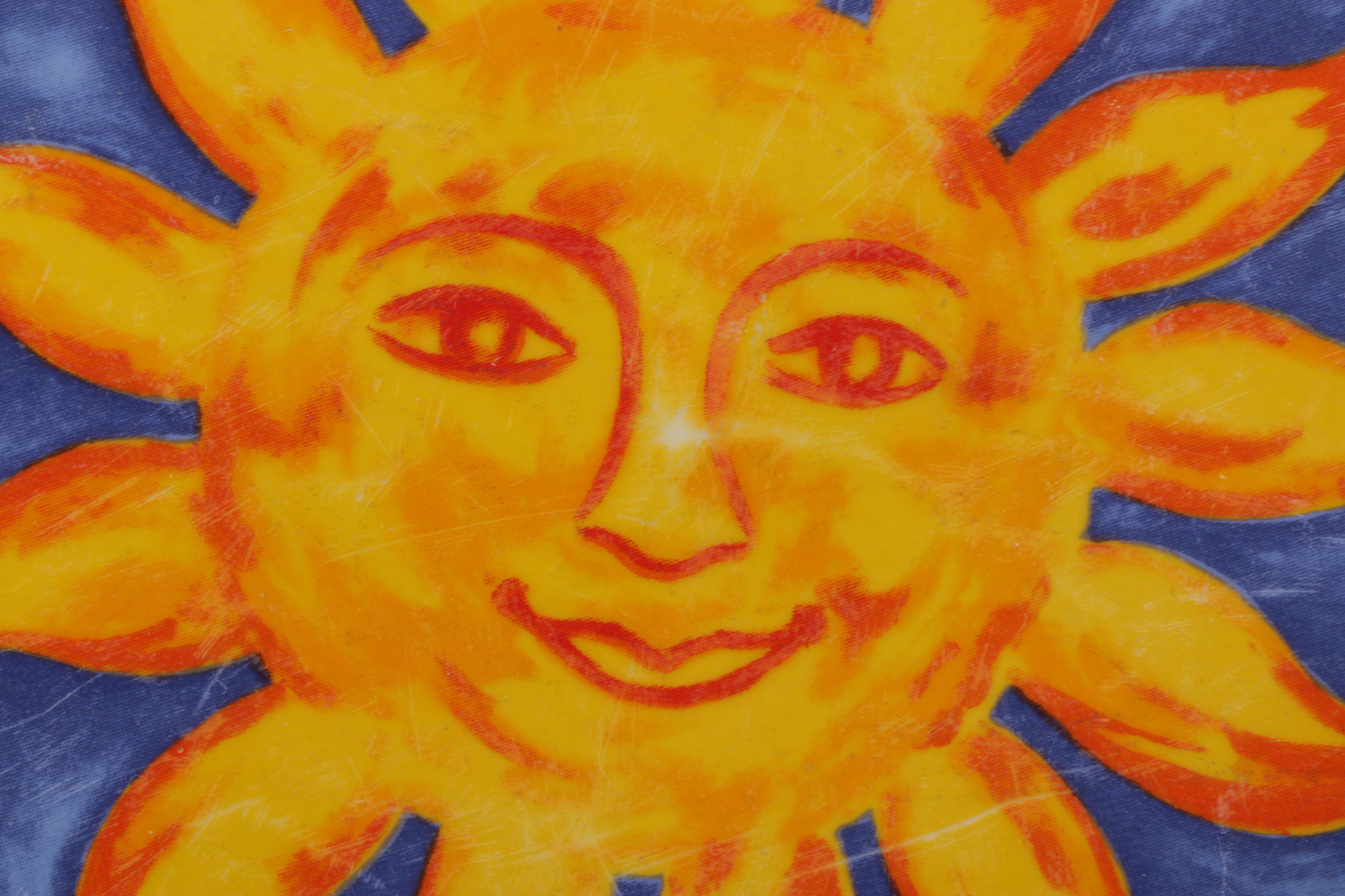 Sun-Themed Tableware by Gibson and Two Mugs