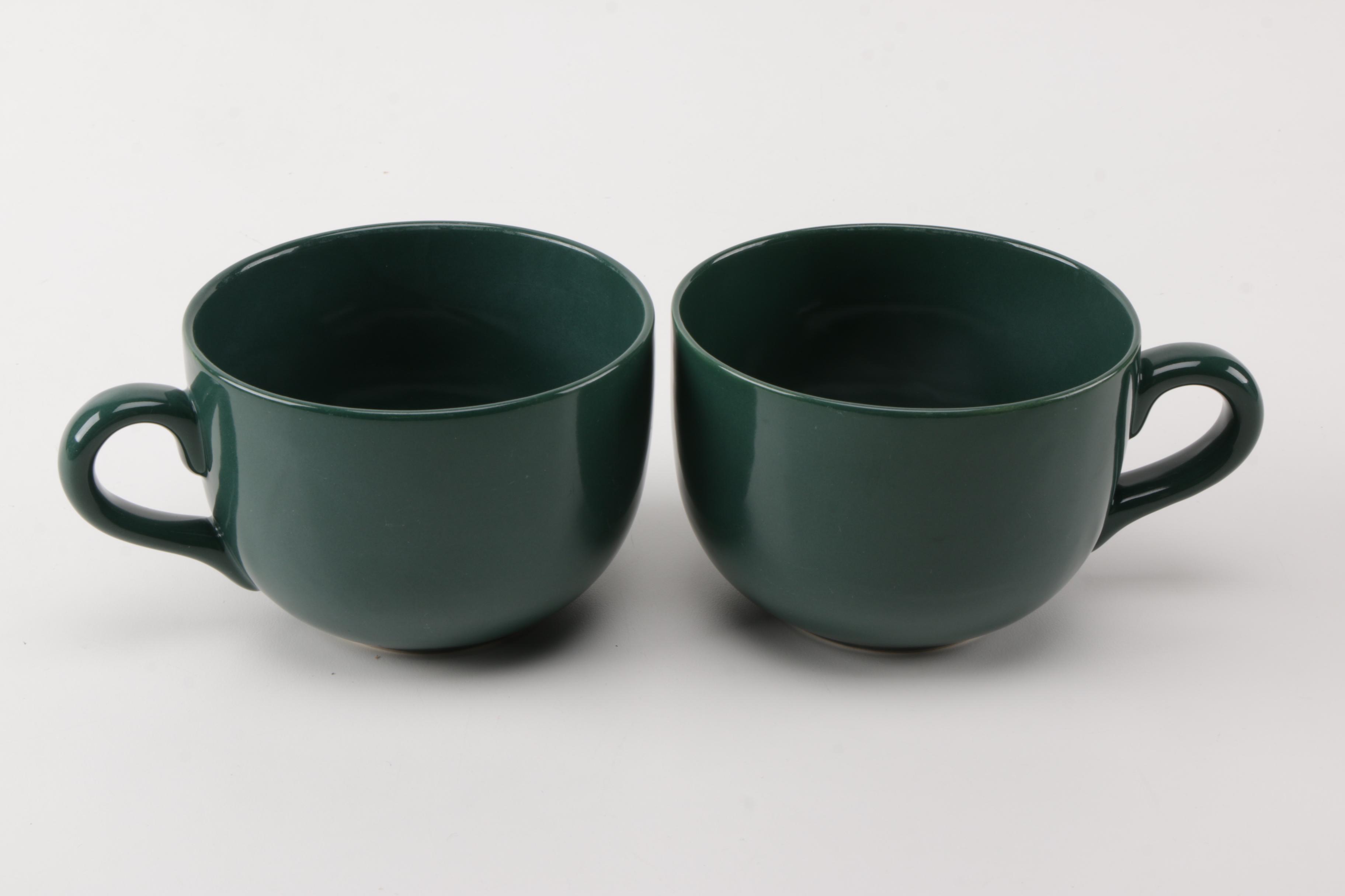 Sun-Themed Tableware by Gibson and Two Mugs