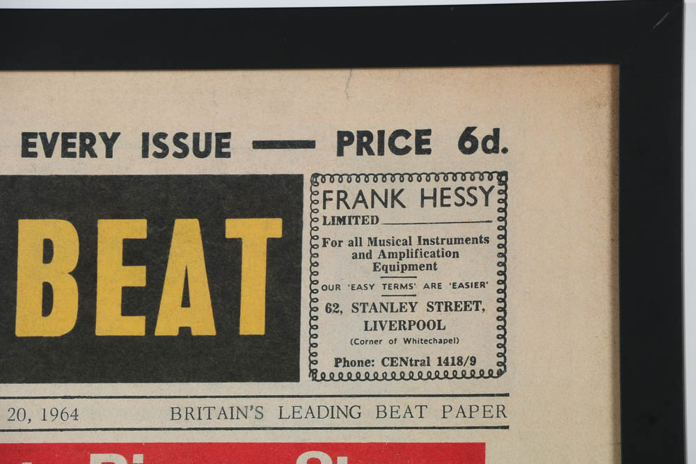 Offset Lithograph on Paper "Mersey Beat" Ringo Starr Cover