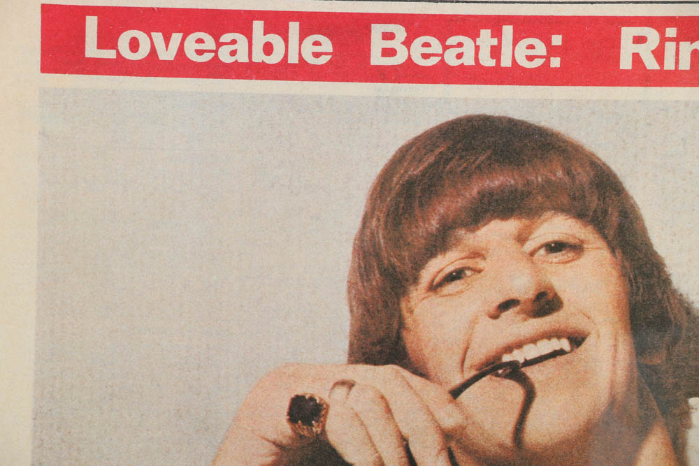 Offset Lithograph on Paper "Mersey Beat" Ringo Starr Cover