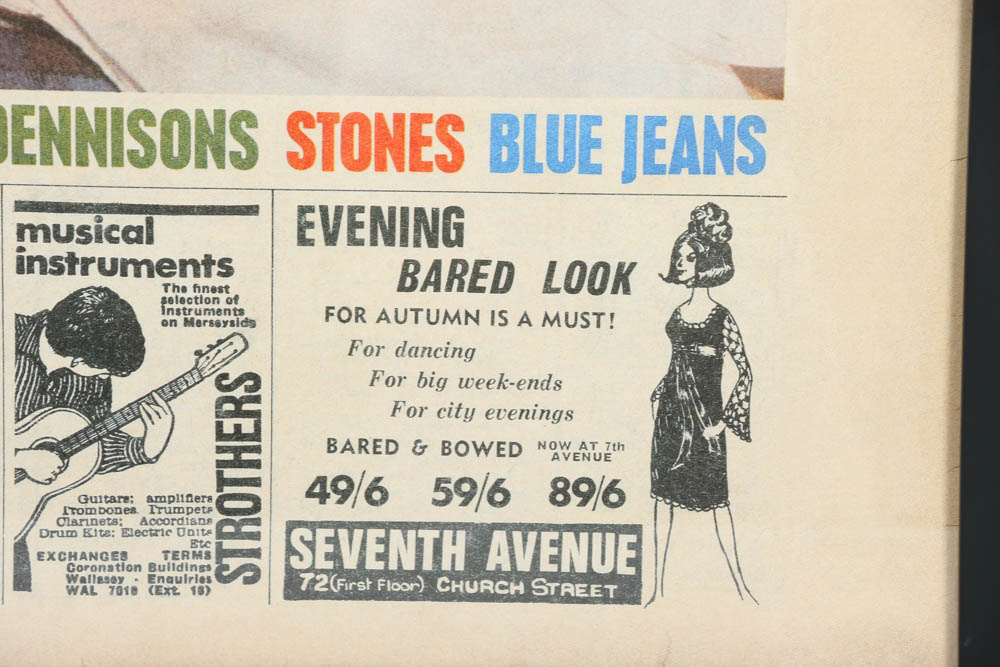 Offset Lithograph on Paper "Mersey Beat" Ringo Starr Cover