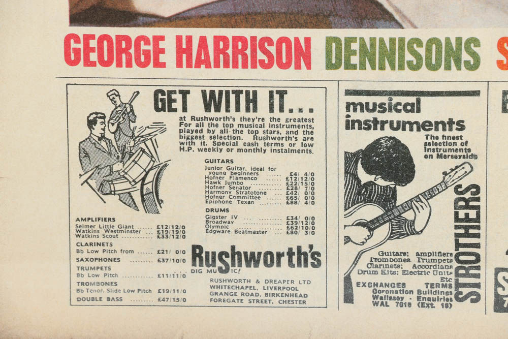 Offset Lithograph on Paper "Mersey Beat" Ringo Starr Cover