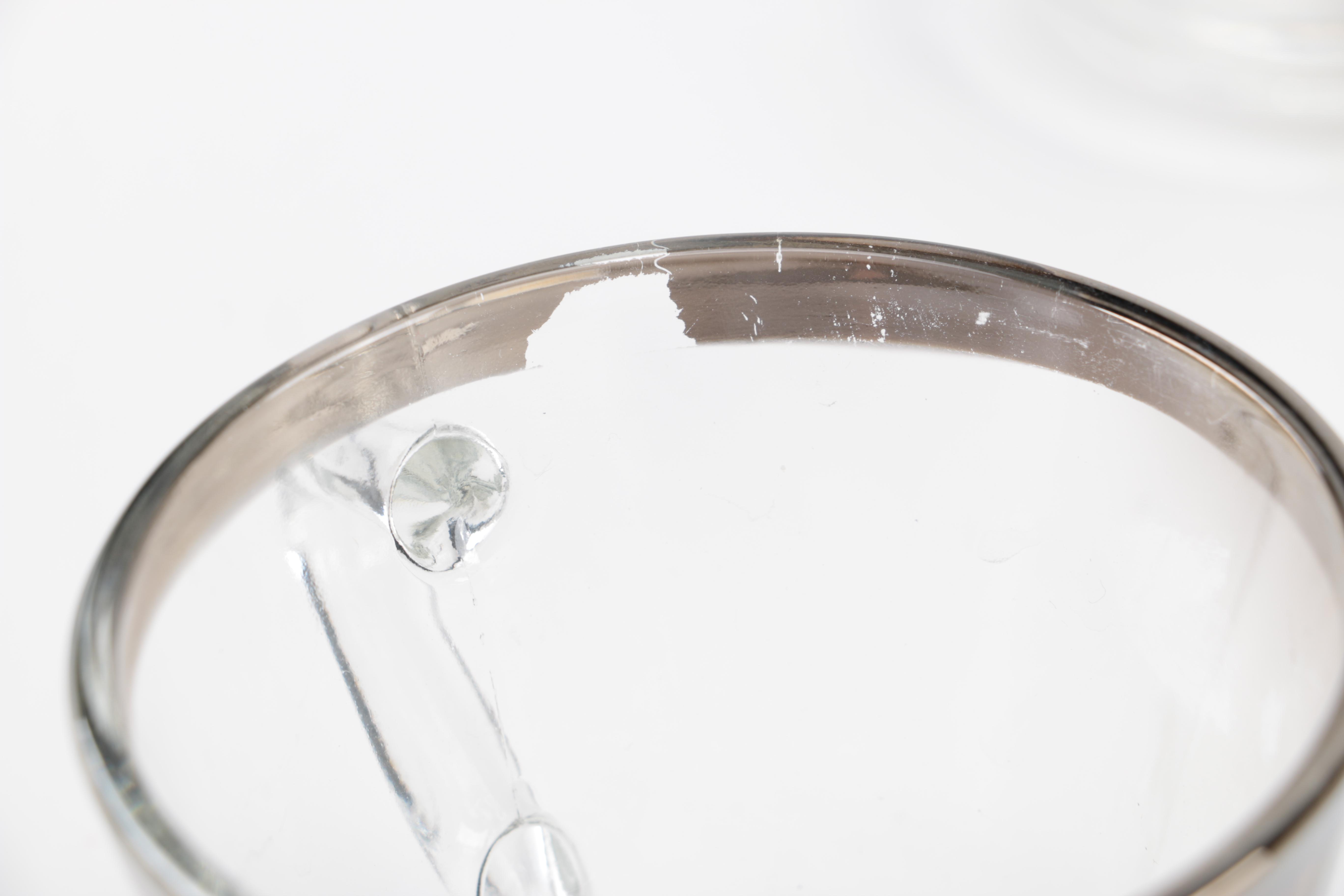 Tinted Glass Punch Bowl Set