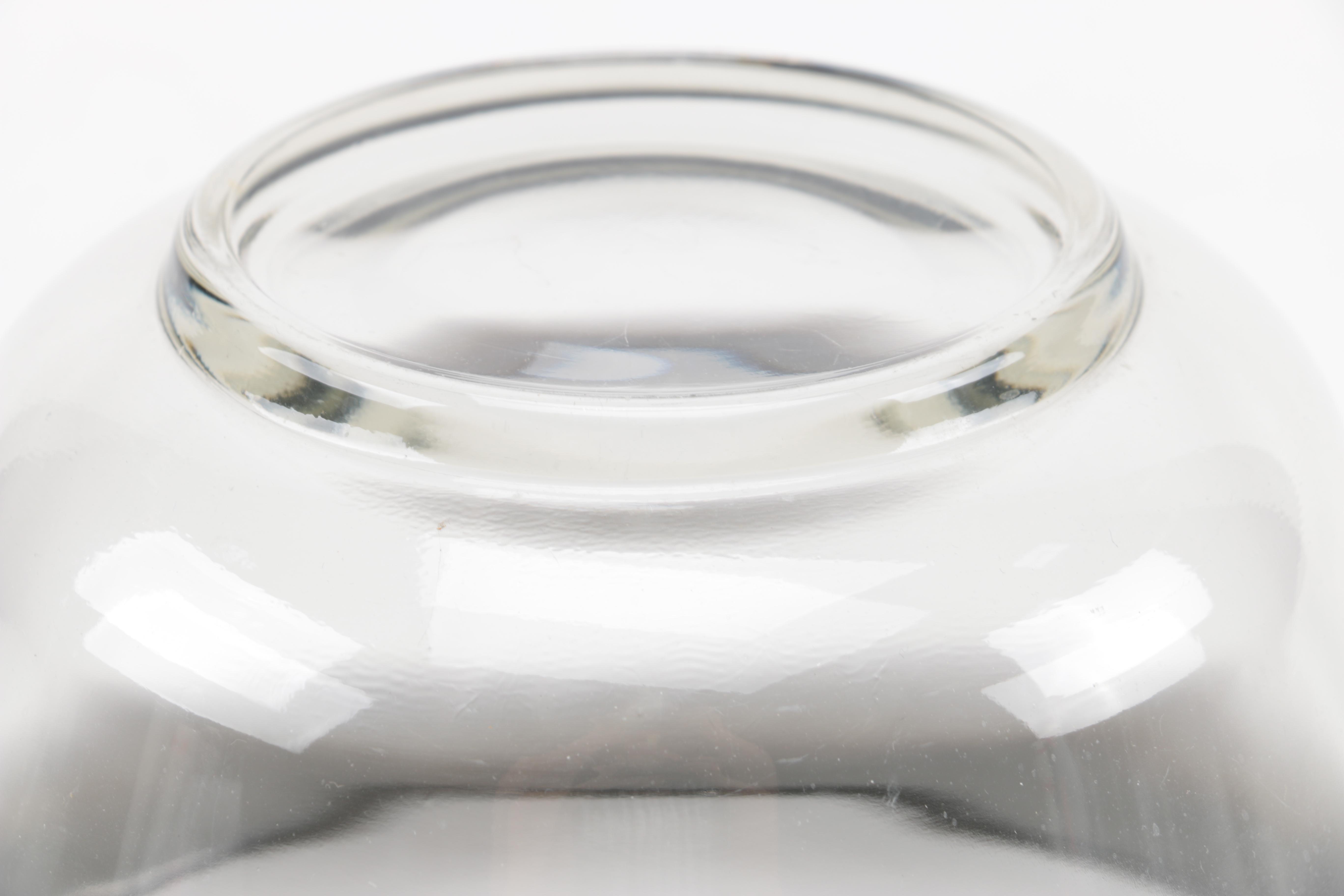 Tinted Glass Punch Bowl Set