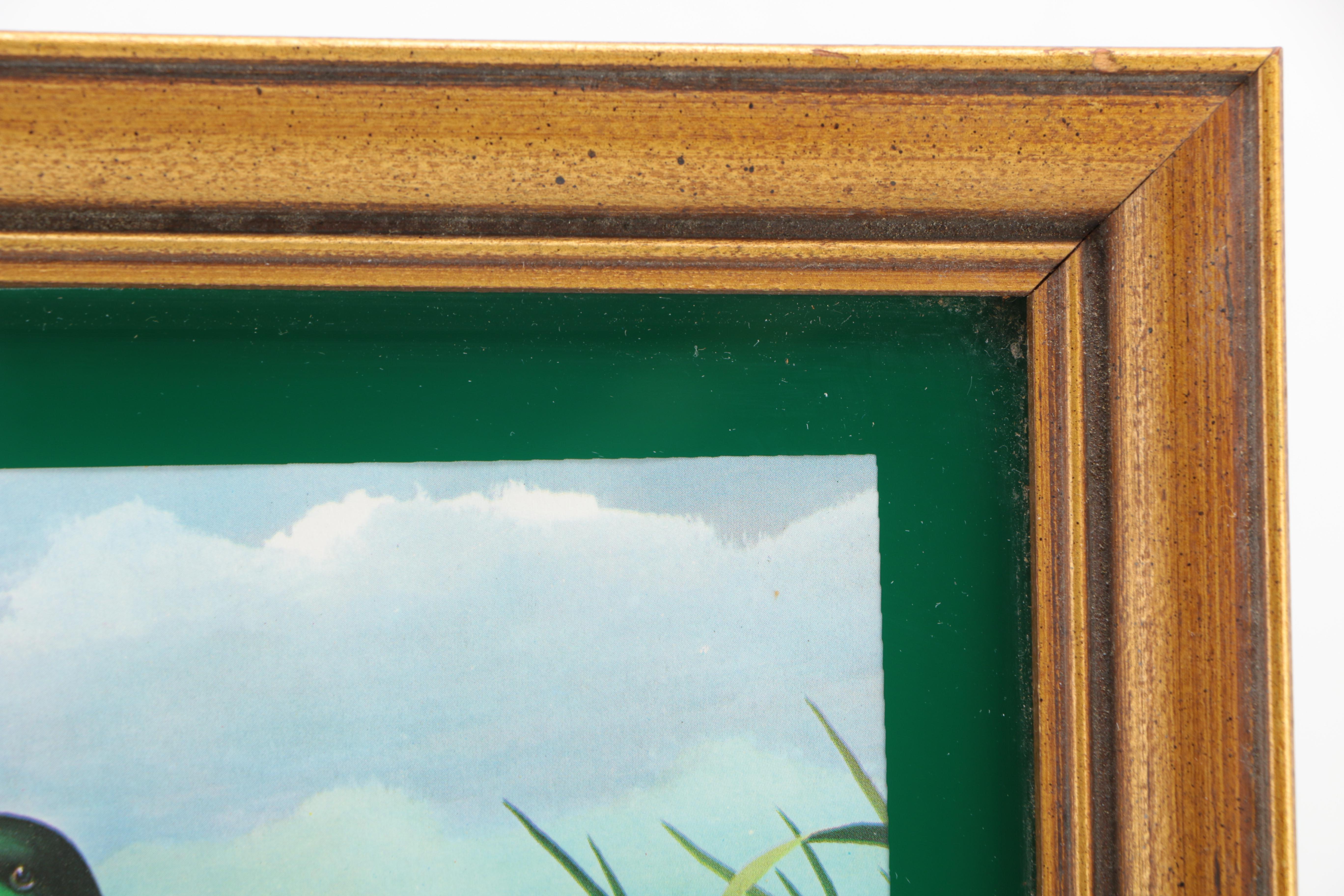 Wall Mirror With Mallard Duck Print