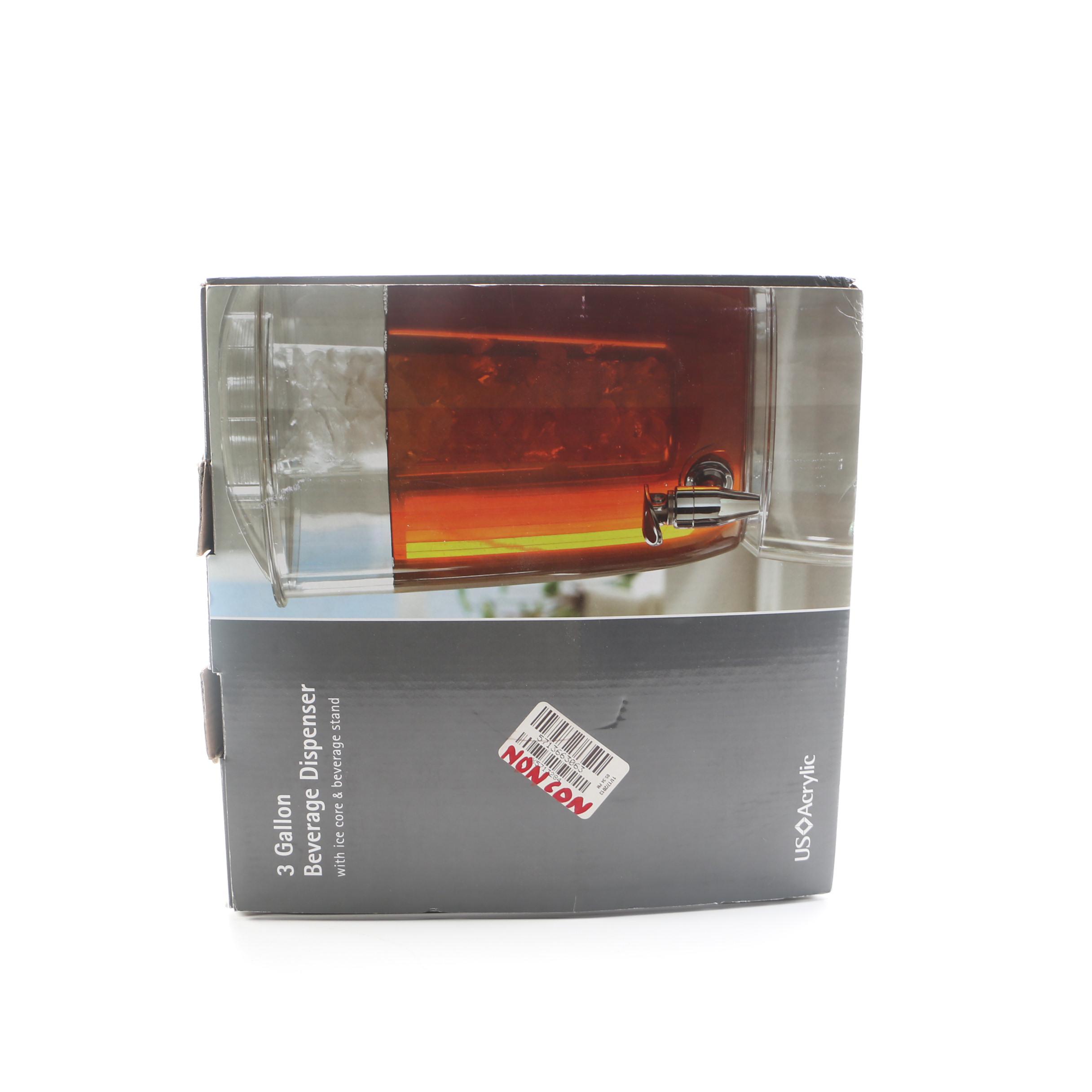 US Acrylic Beverage Dispenser