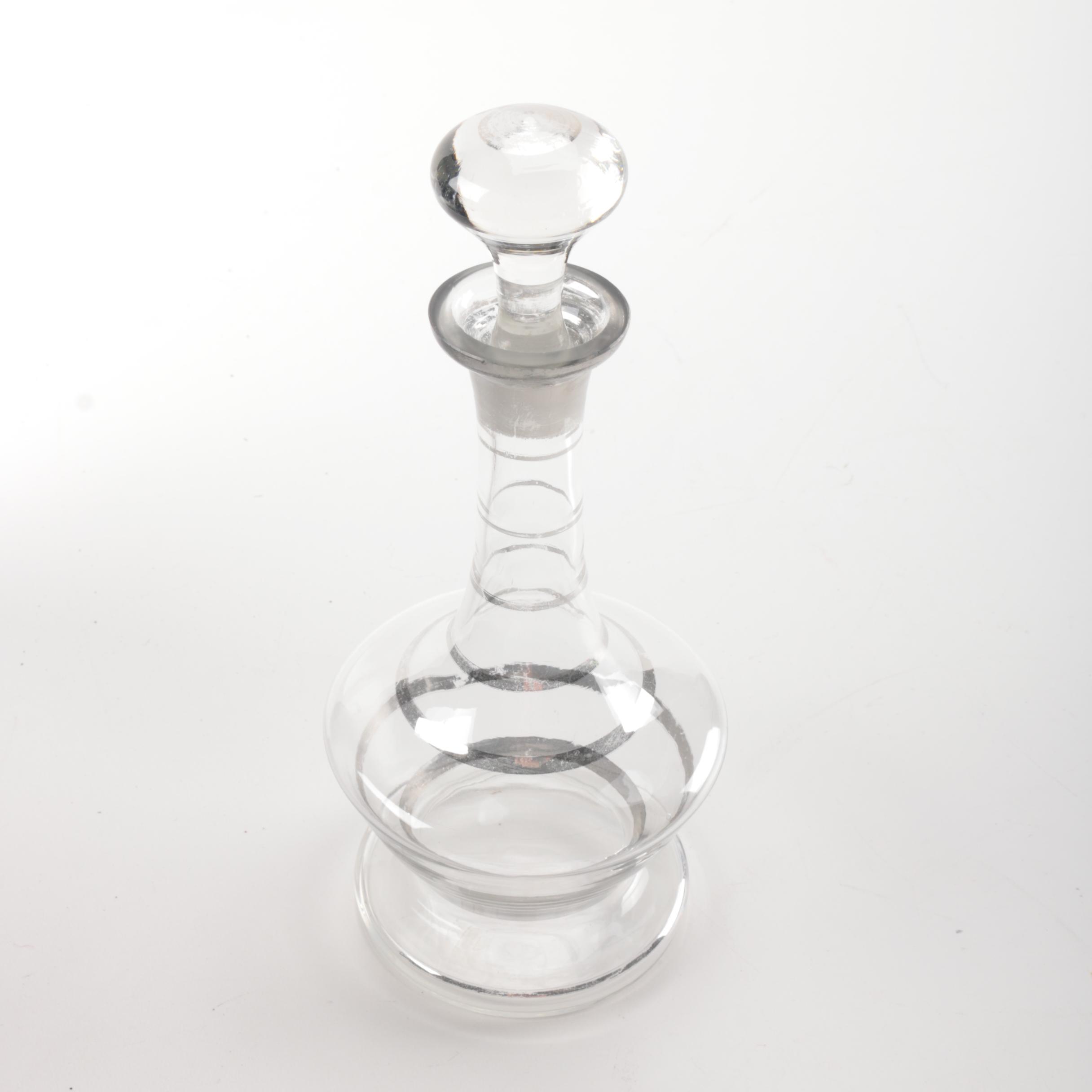 Czechoslovakian Glass Decanter