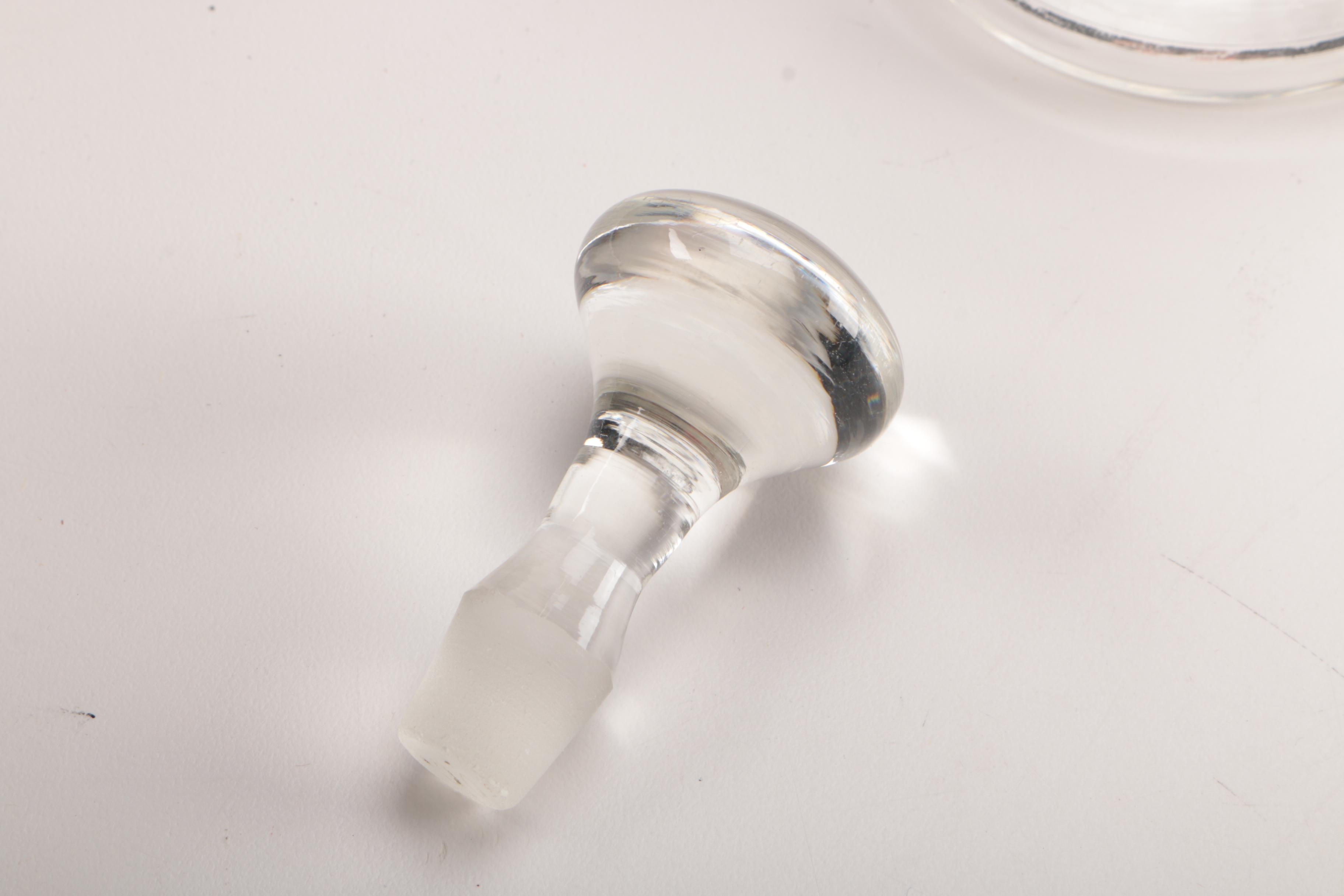 Czechoslovakian Glass Decanter