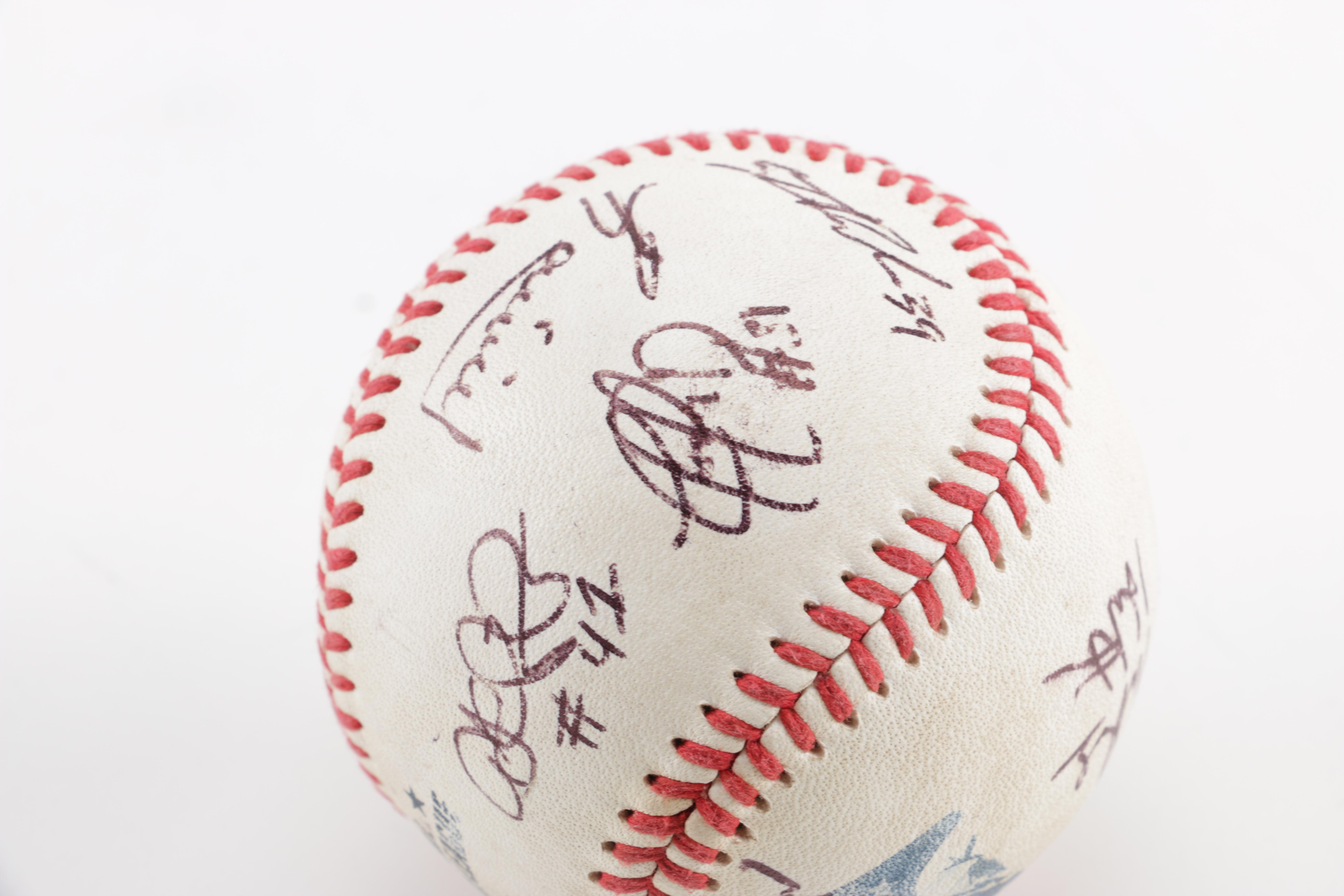 Five Minor League Signed Baseballs