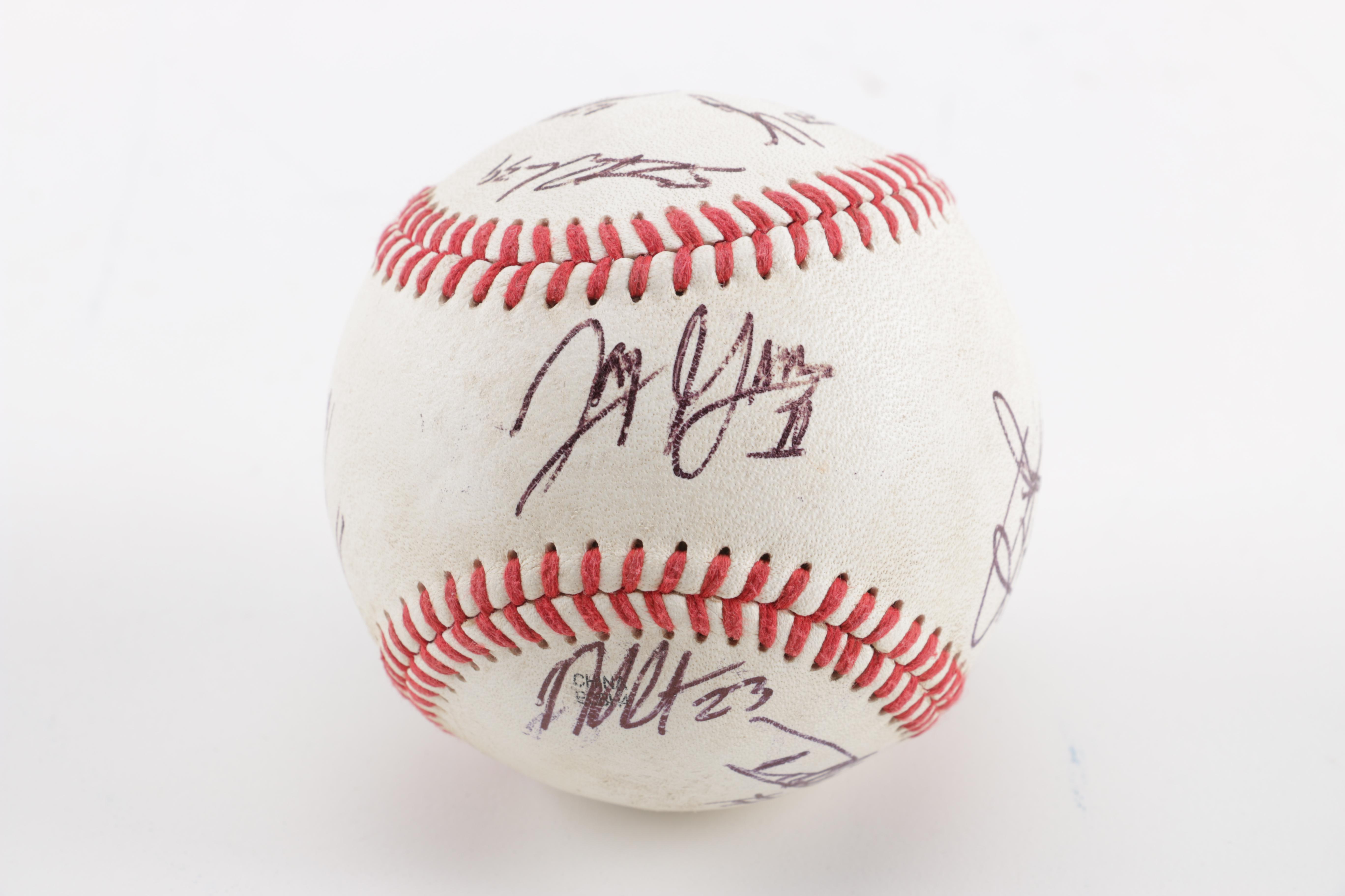 Five Minor League Signed Baseballs