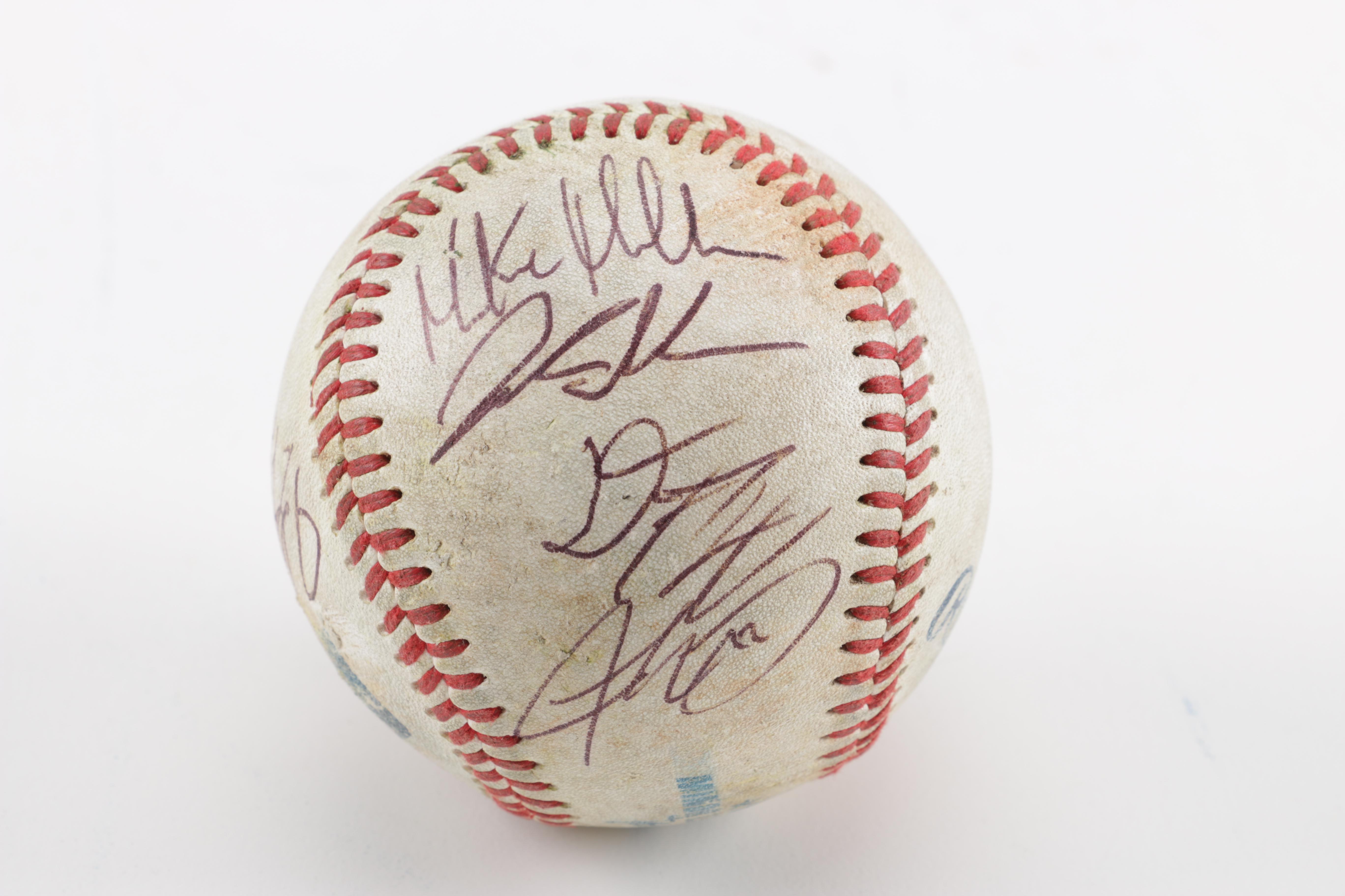 Five Minor League Signed Baseballs