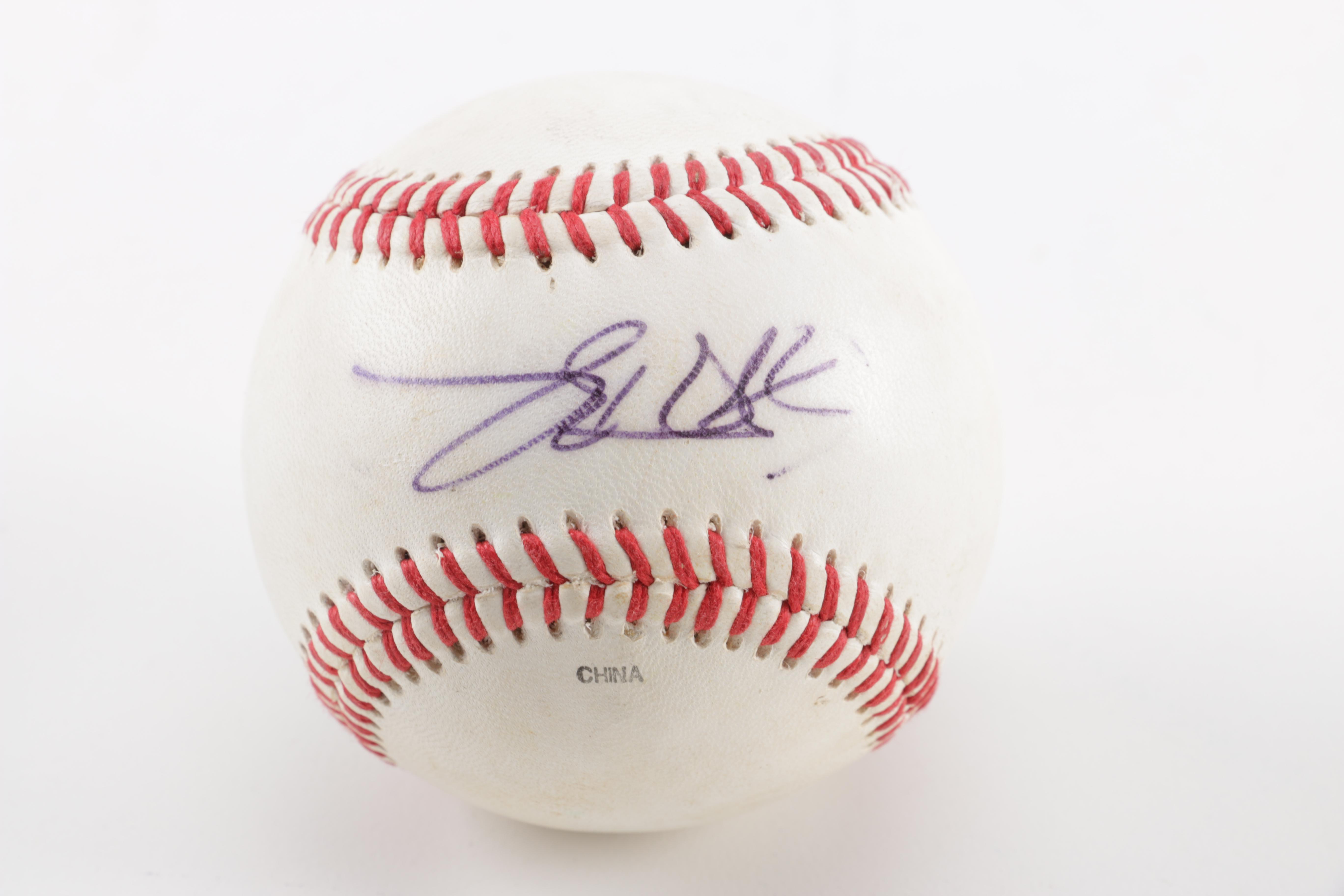 Five Minor League Signed Baseballs