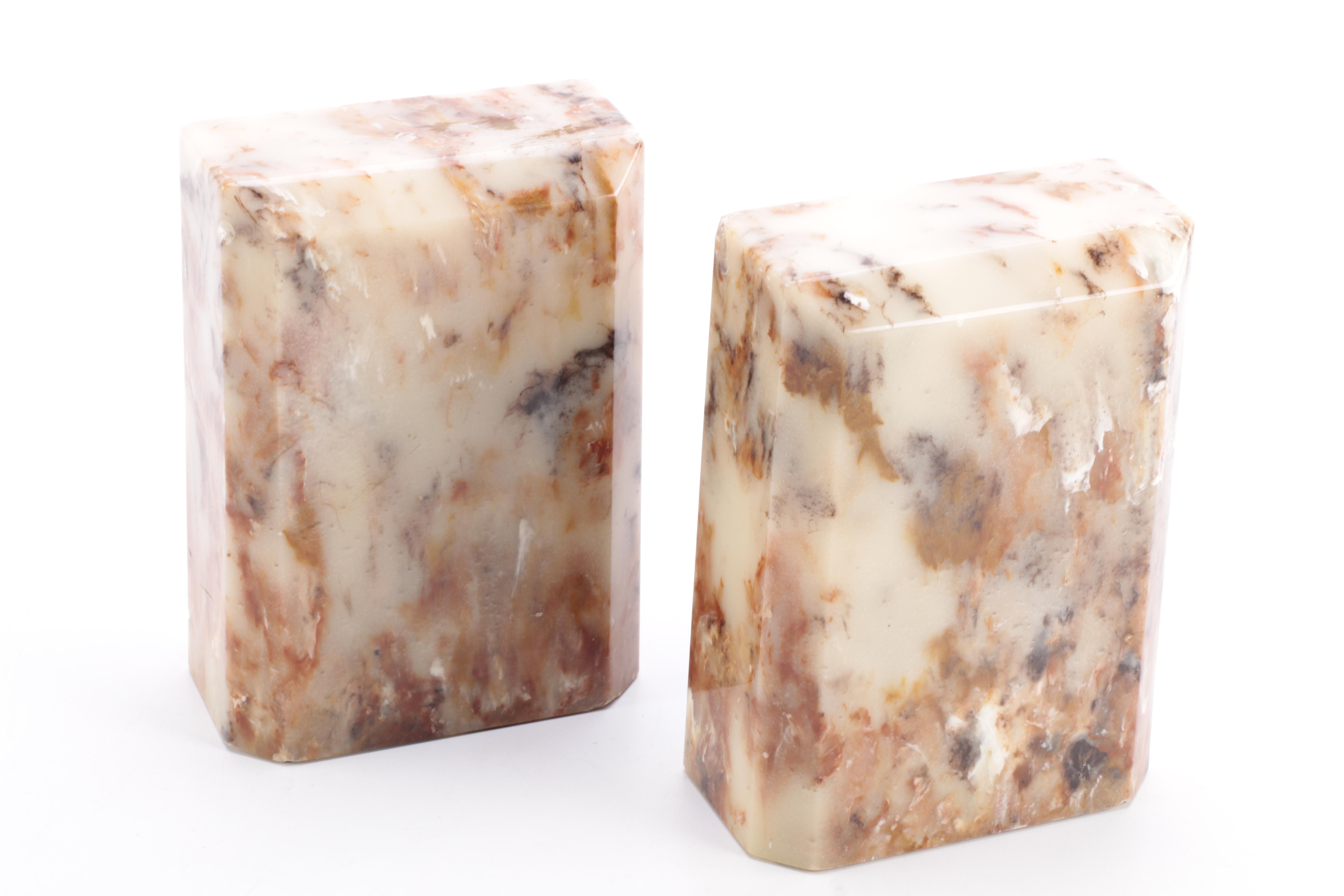 Sunlight Industries Plastic Bookends with Metal Shell