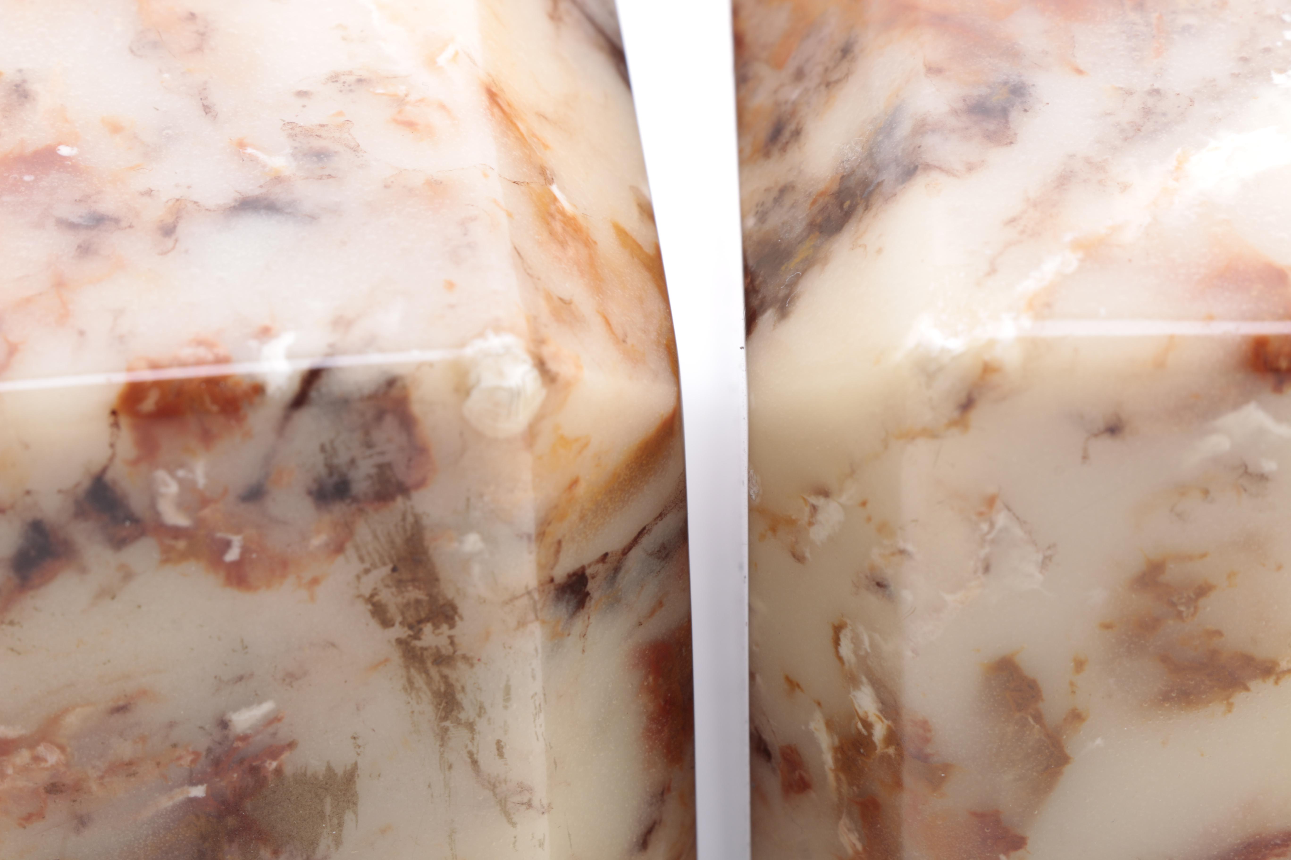 Sunlight Industries Plastic Bookends with Metal Shell