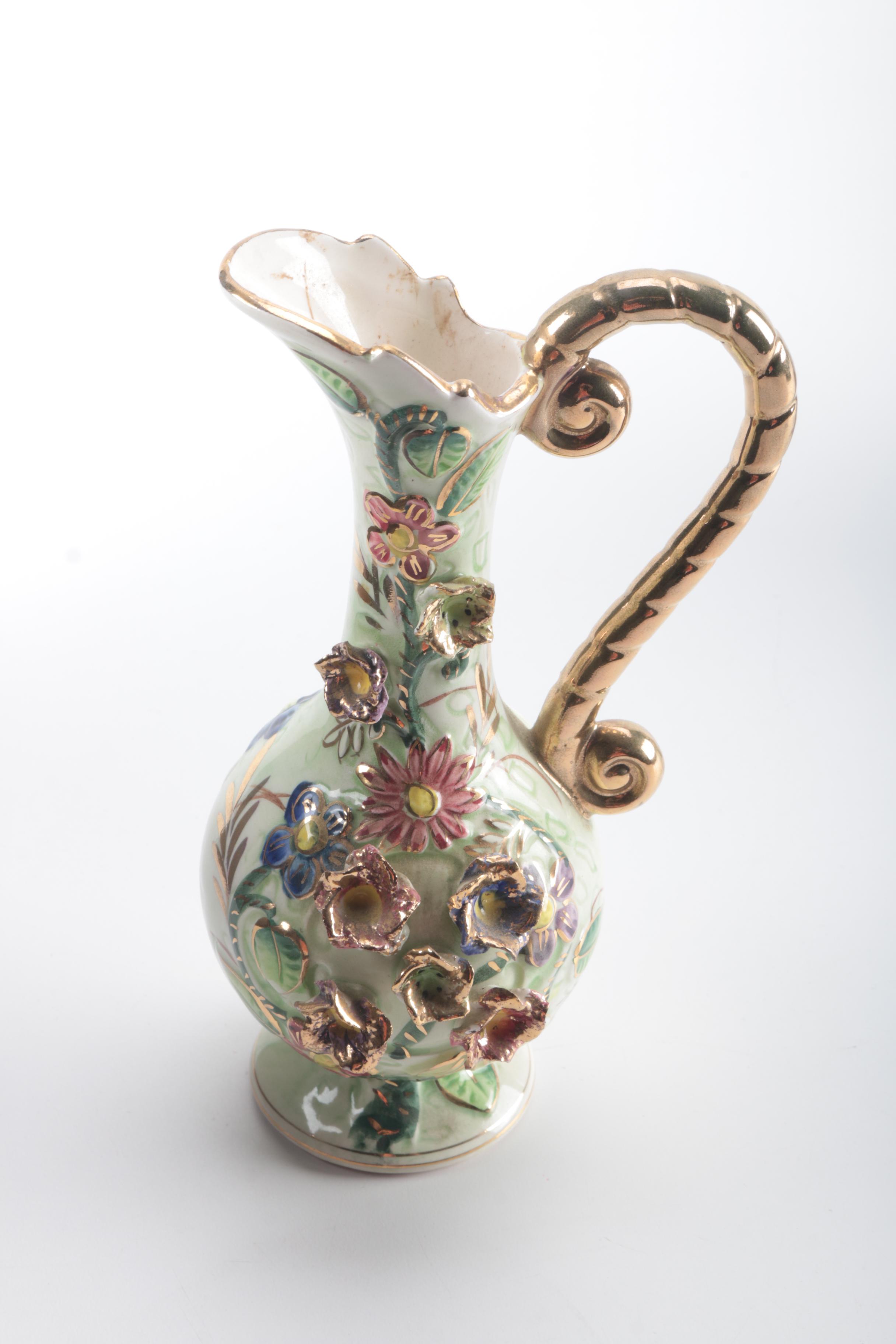 Collection of Floral Vases, Urns and Pitchers Including Stangl