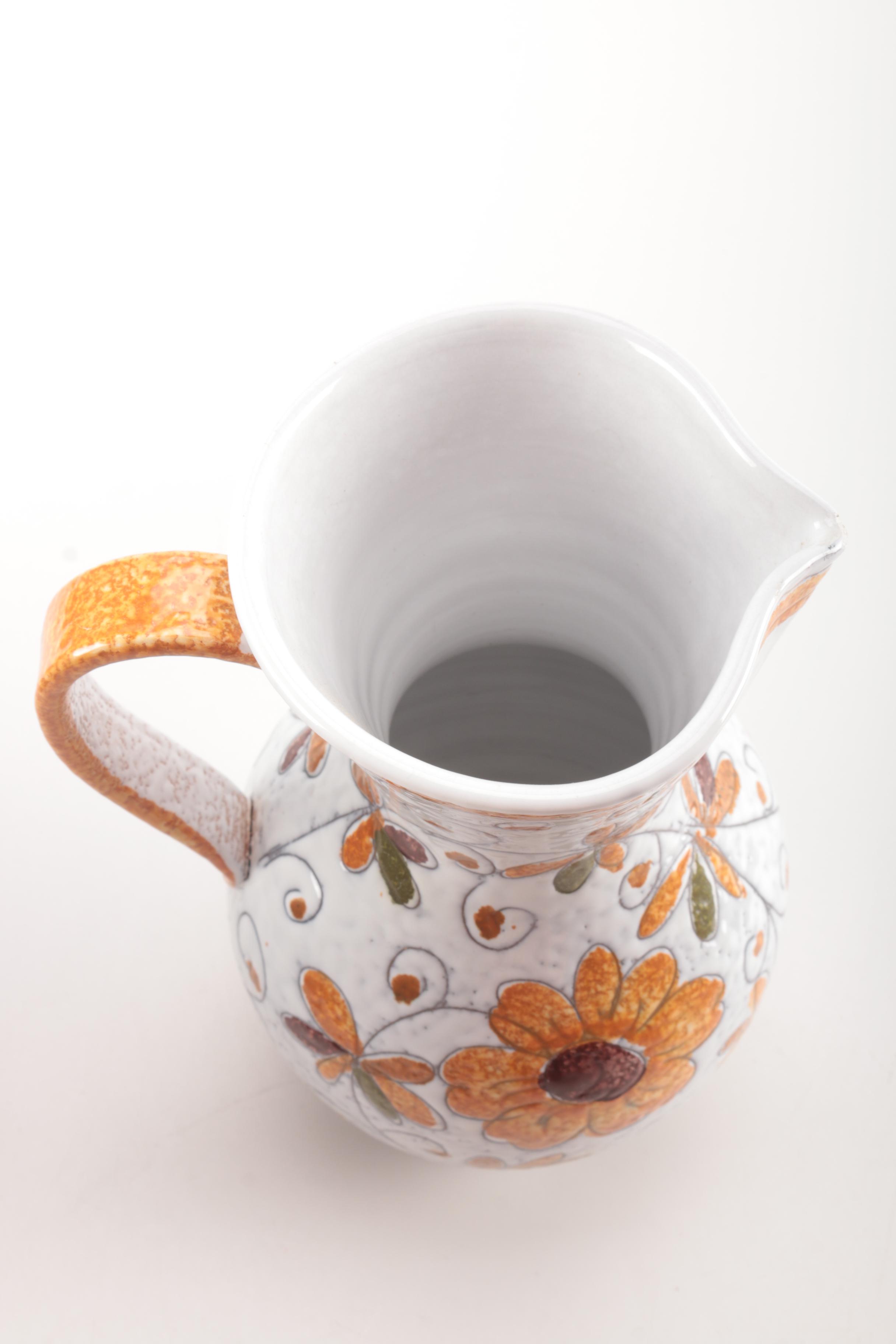 Collection of Floral Vases, Urns and Pitchers Including Stangl