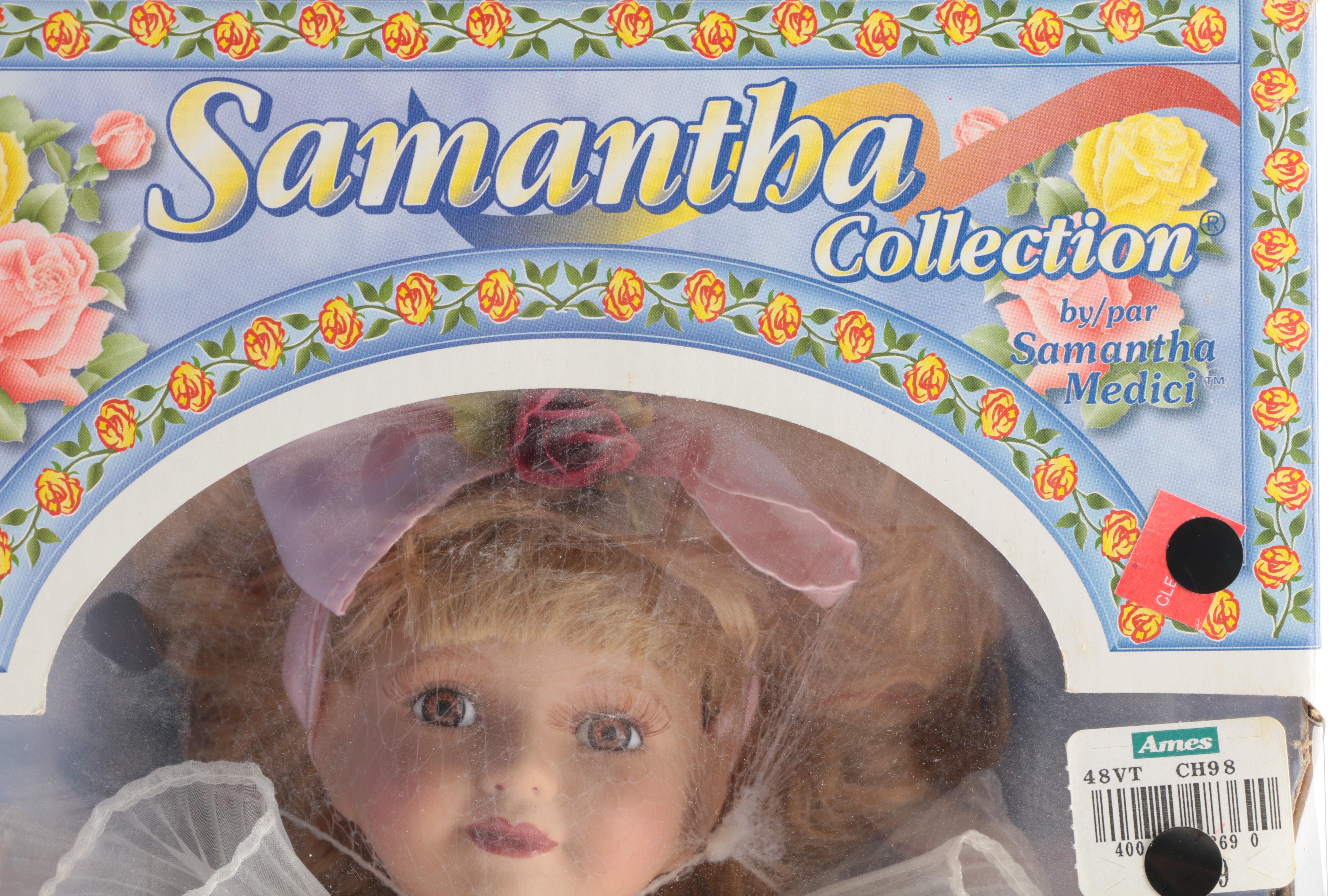 Collectible Porcelain Samantha Collection Doll