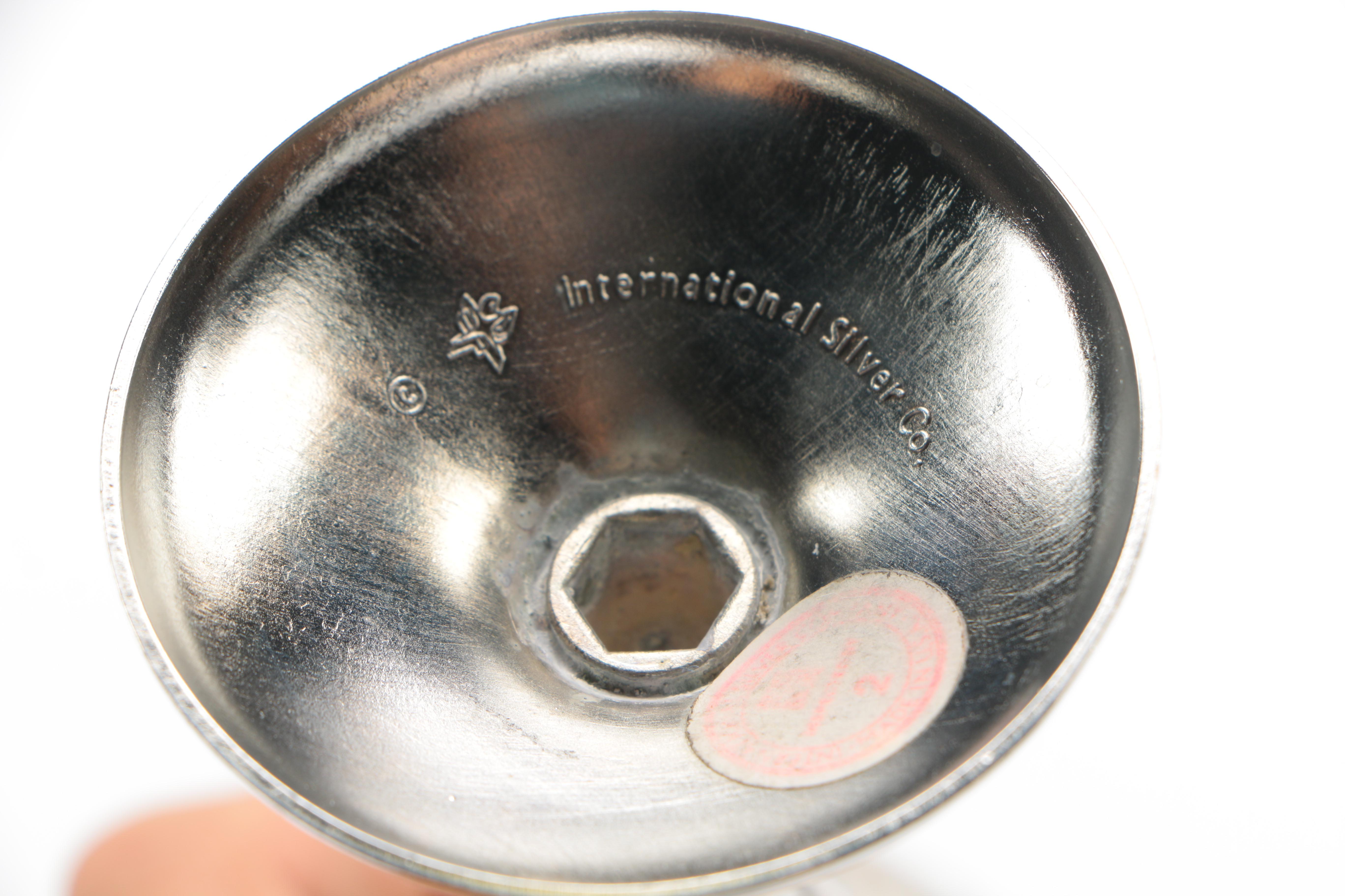 Eight Silver Plate Goblets and a Silver Plate Serving Tray