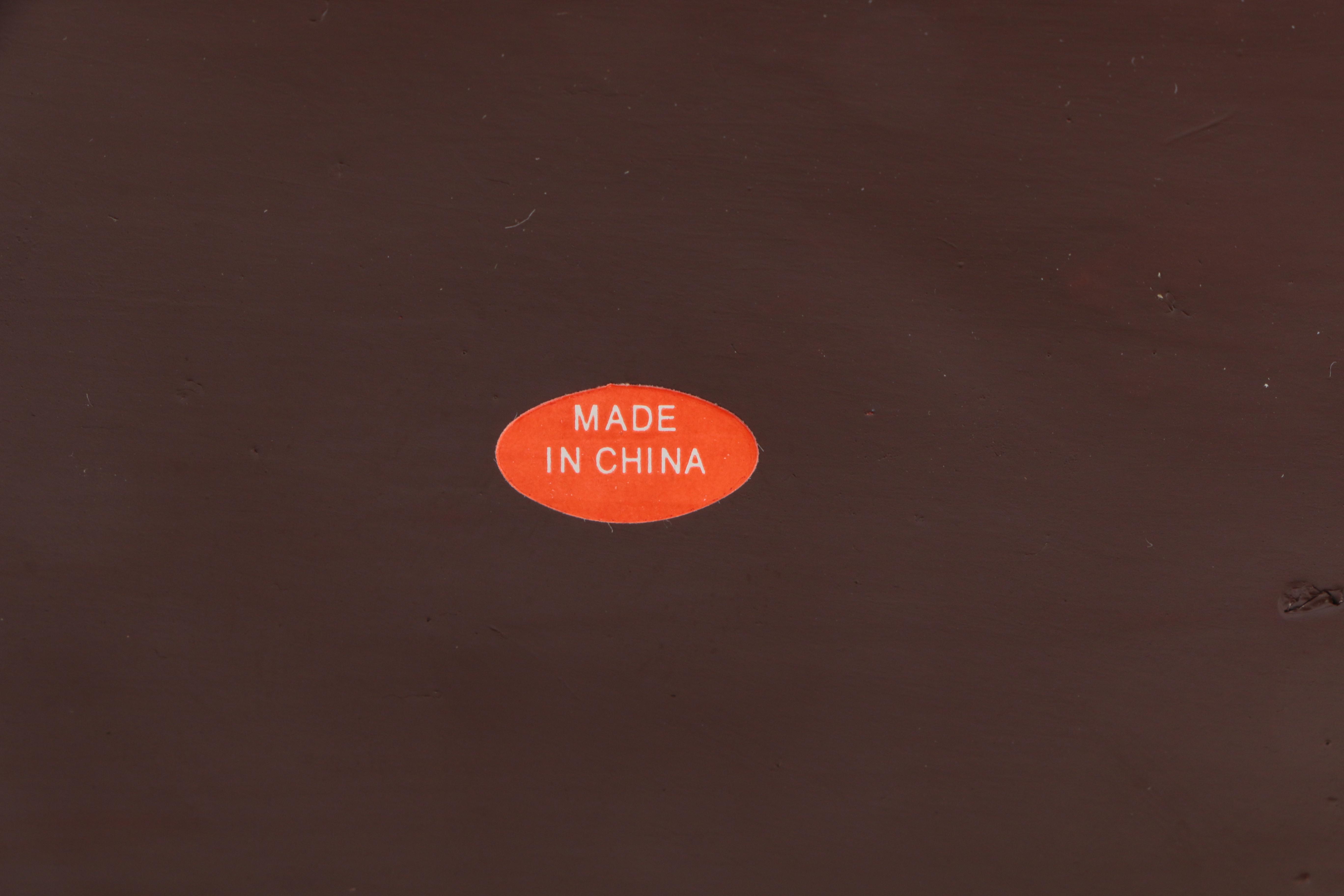 Wooden Bookends, Clock and Canister