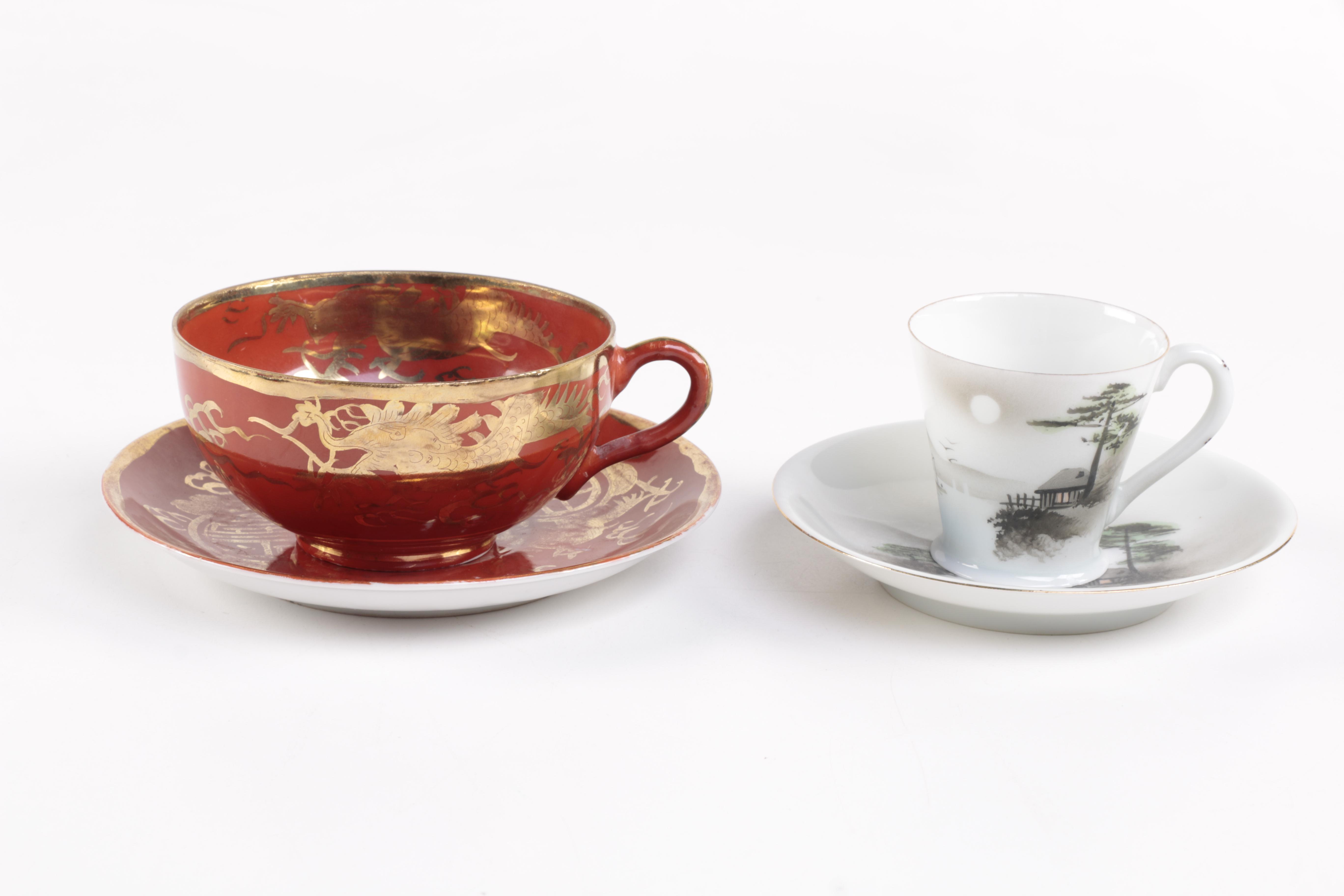 East Asian Made Porcelain Tableware
