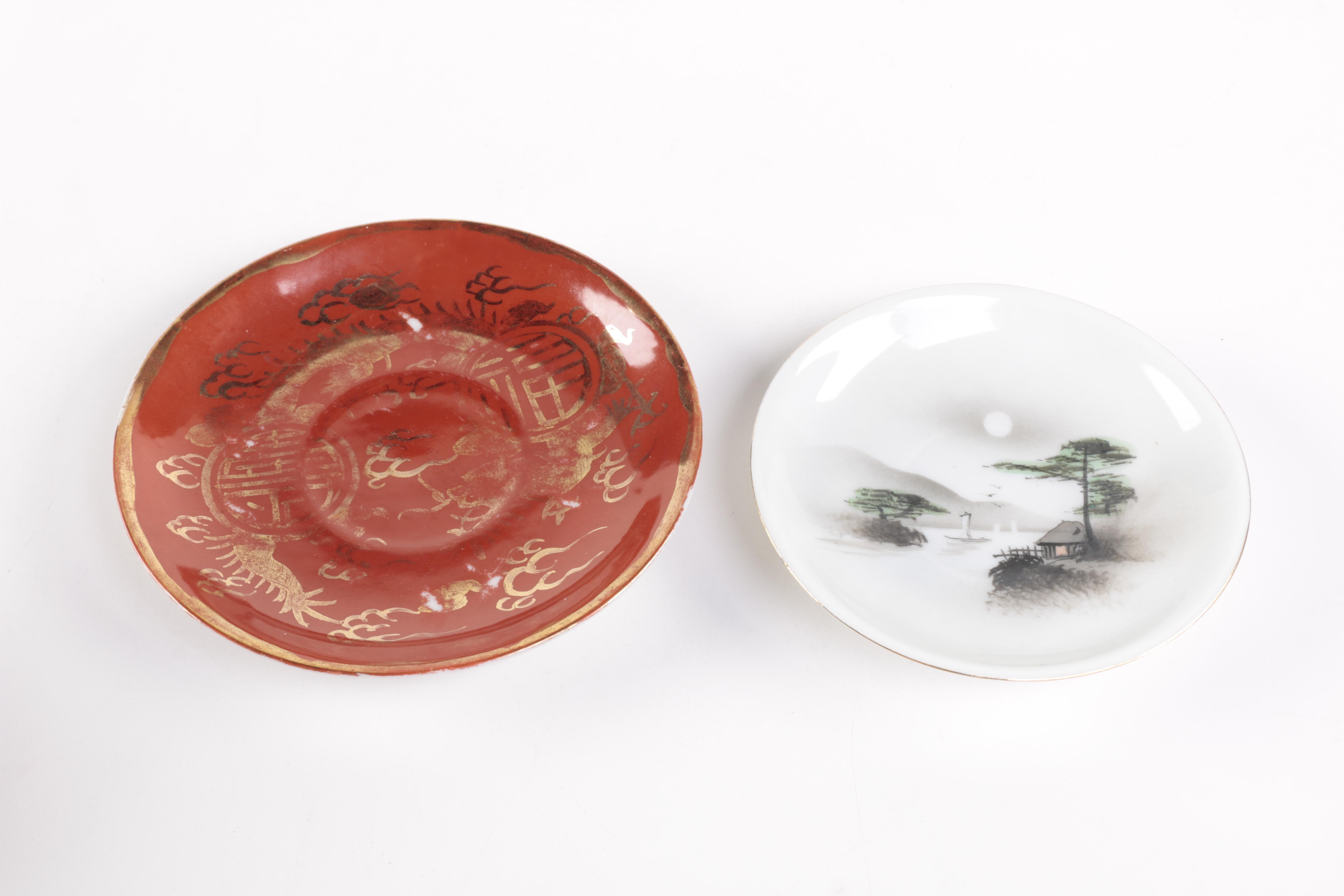 East Asian Made Porcelain Tableware