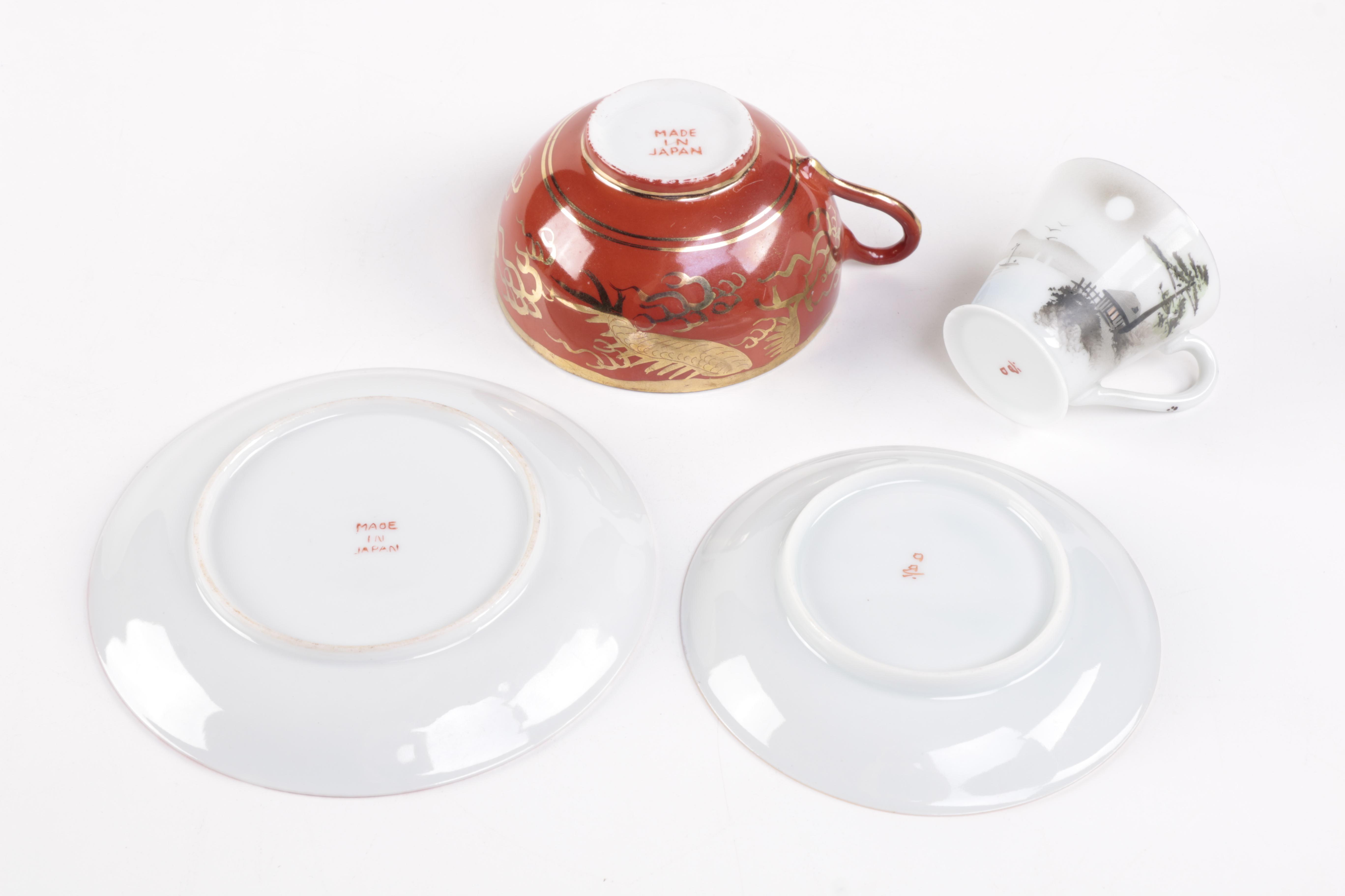 East Asian Made Porcelain Tableware