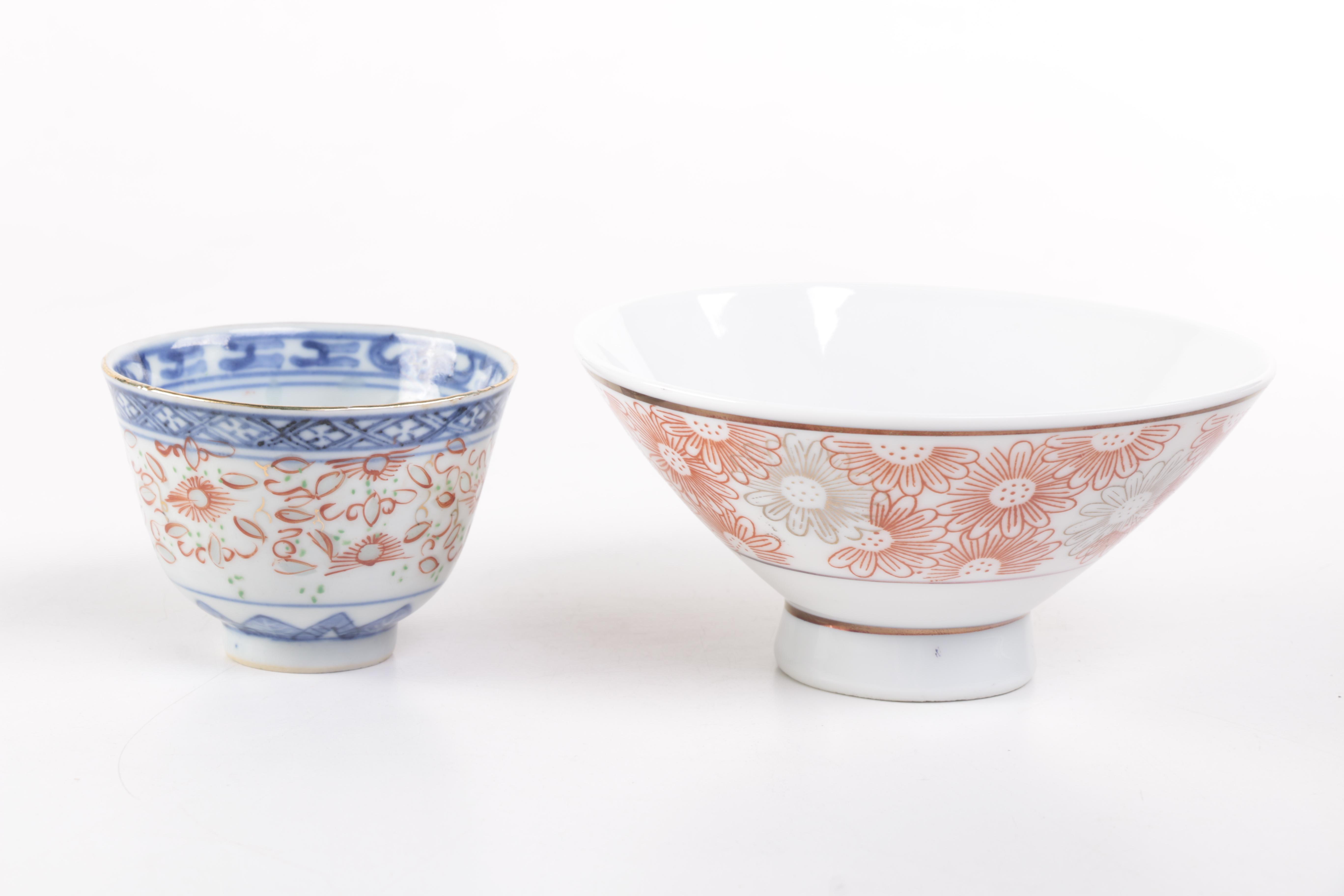 East Asian Made Porcelain Tableware