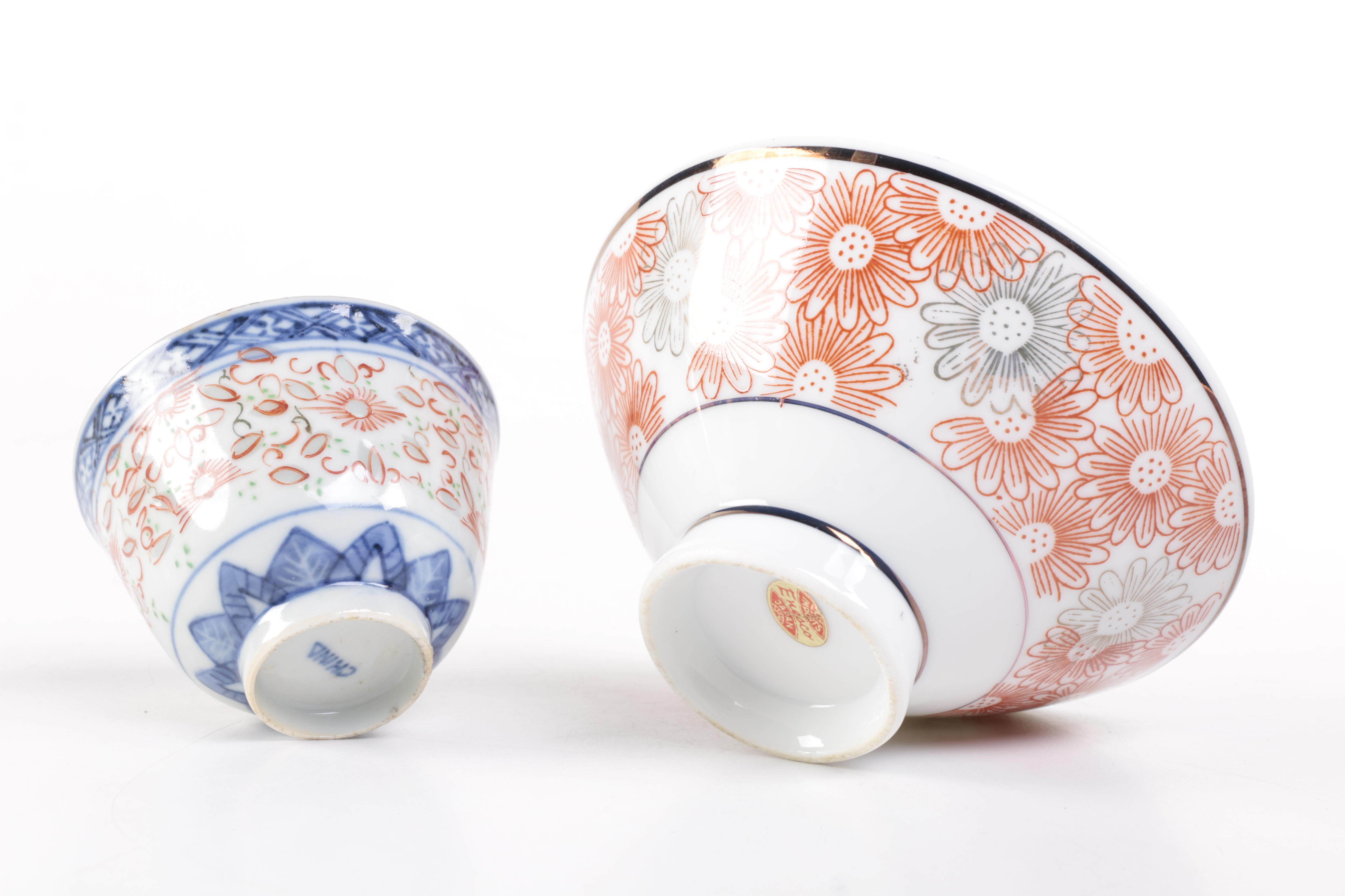 East Asian Made Porcelain Tableware