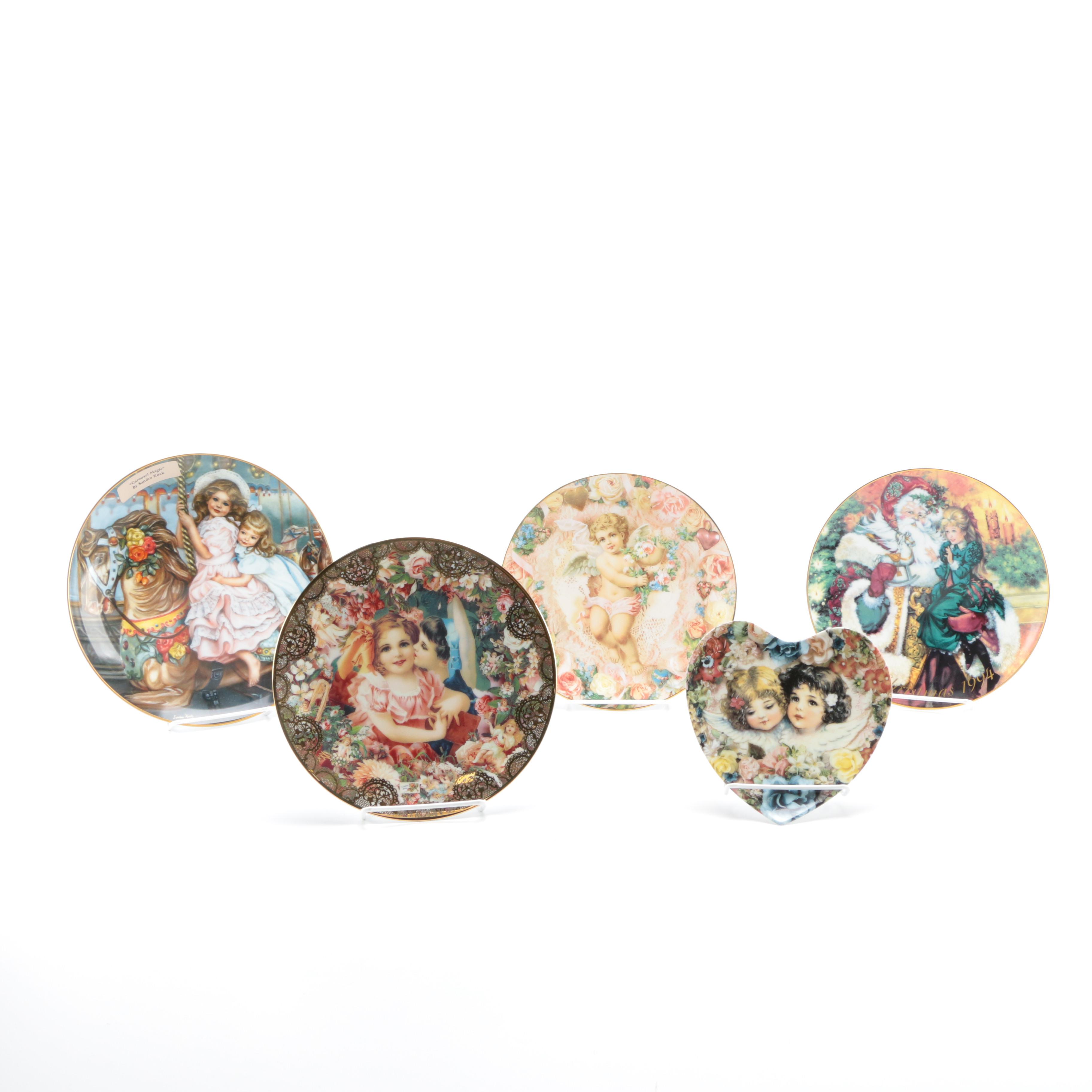 Collection of Decorative Porcelain Plates