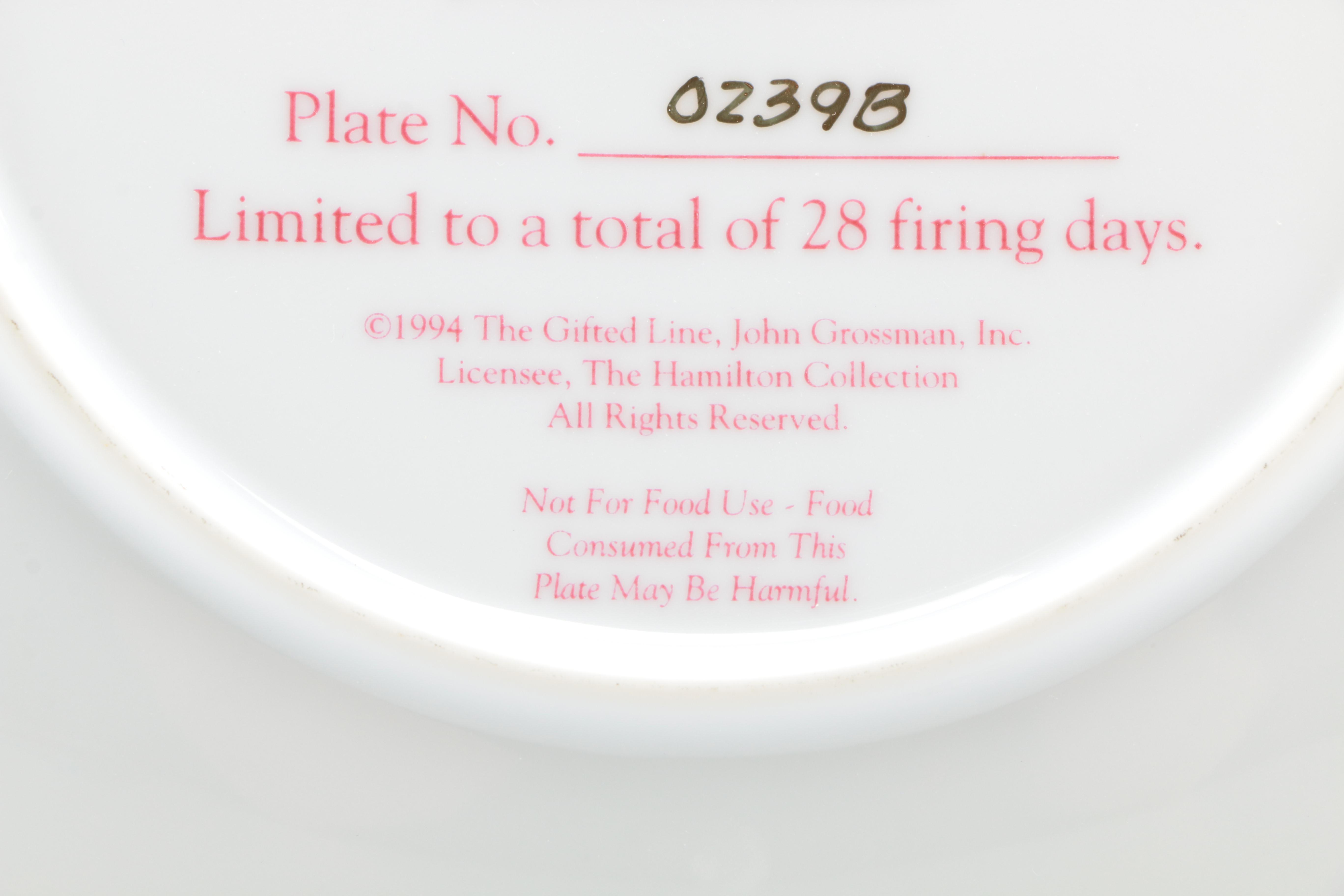 Collection of Decorative Porcelain Plates