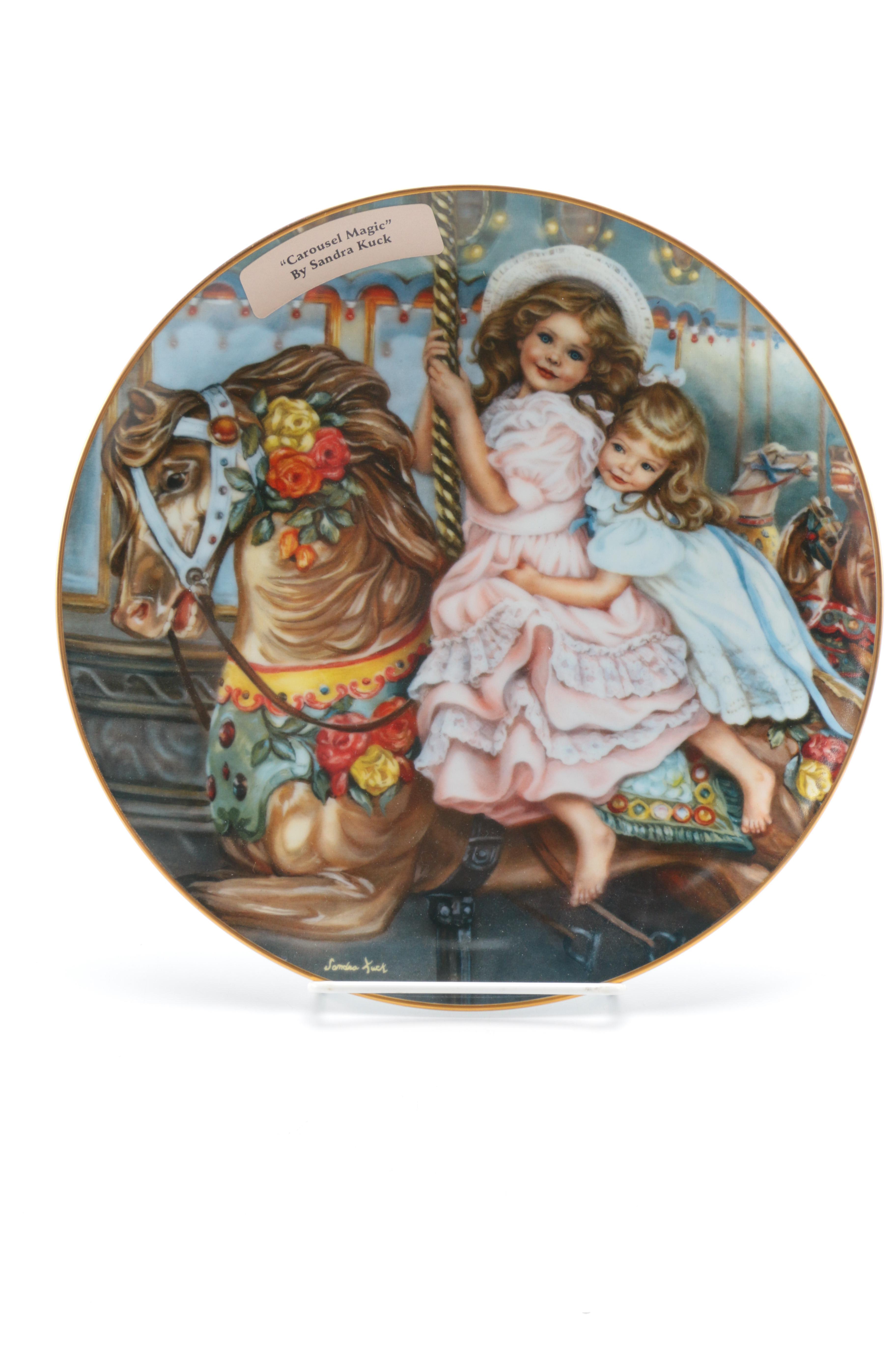 Collection of Decorative Porcelain Plates