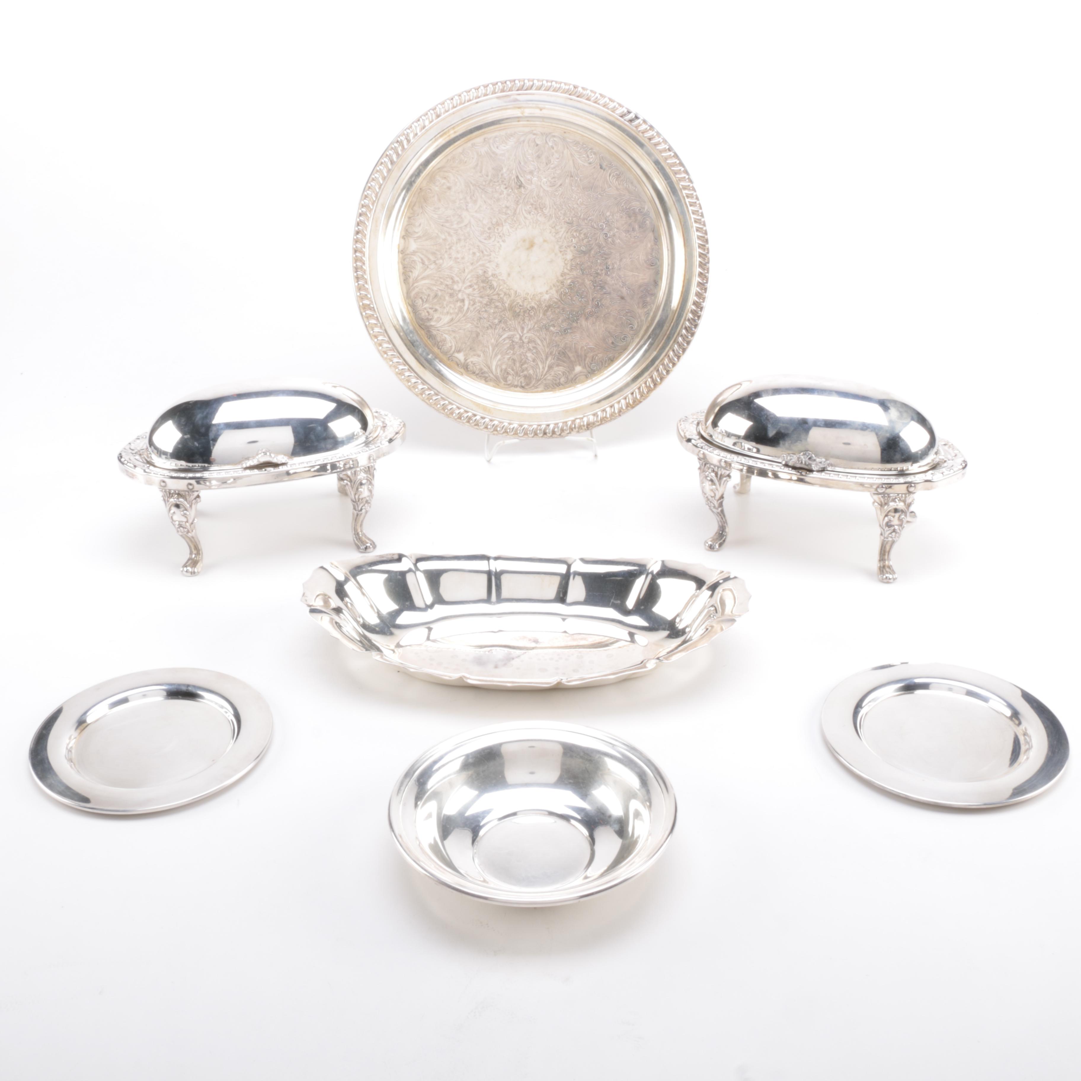 Silver Plate Serveware Featuring Sheridan