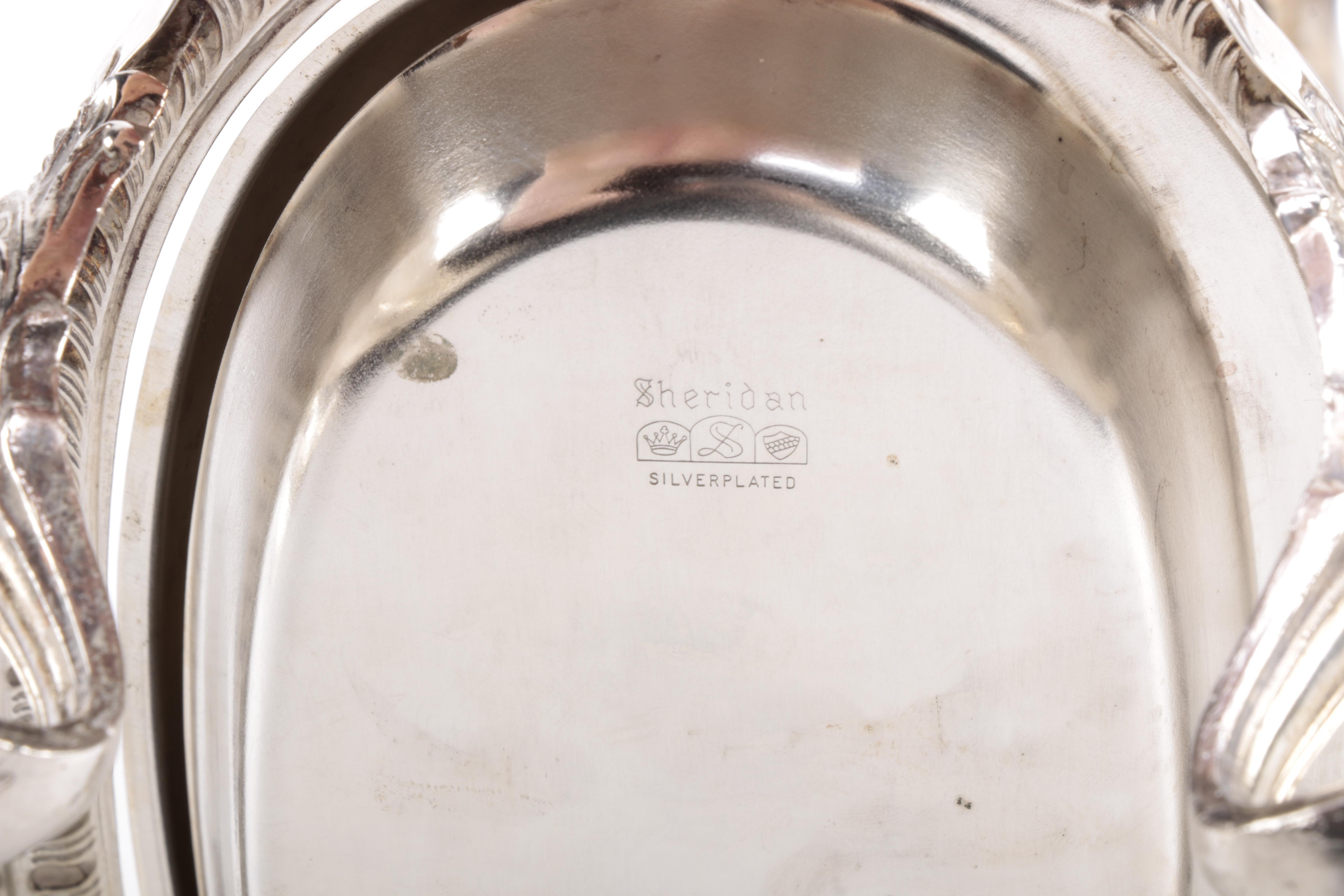 Silver Plate Serveware Featuring Sheridan
