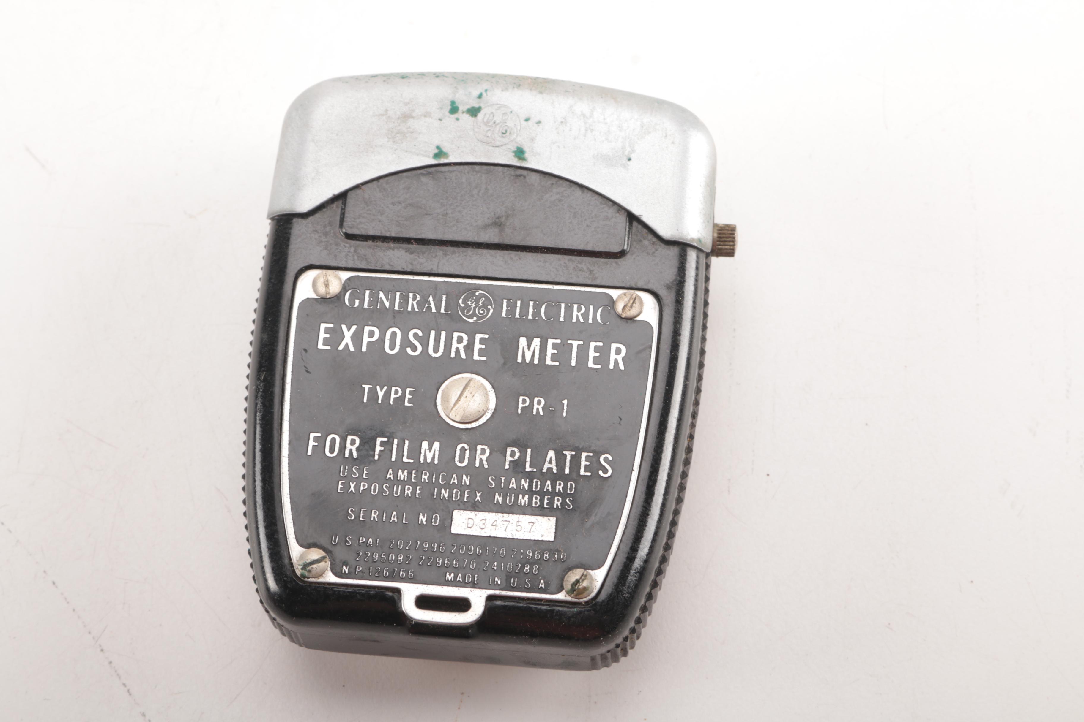 Kodak Retina IIa and GE Light Meter
