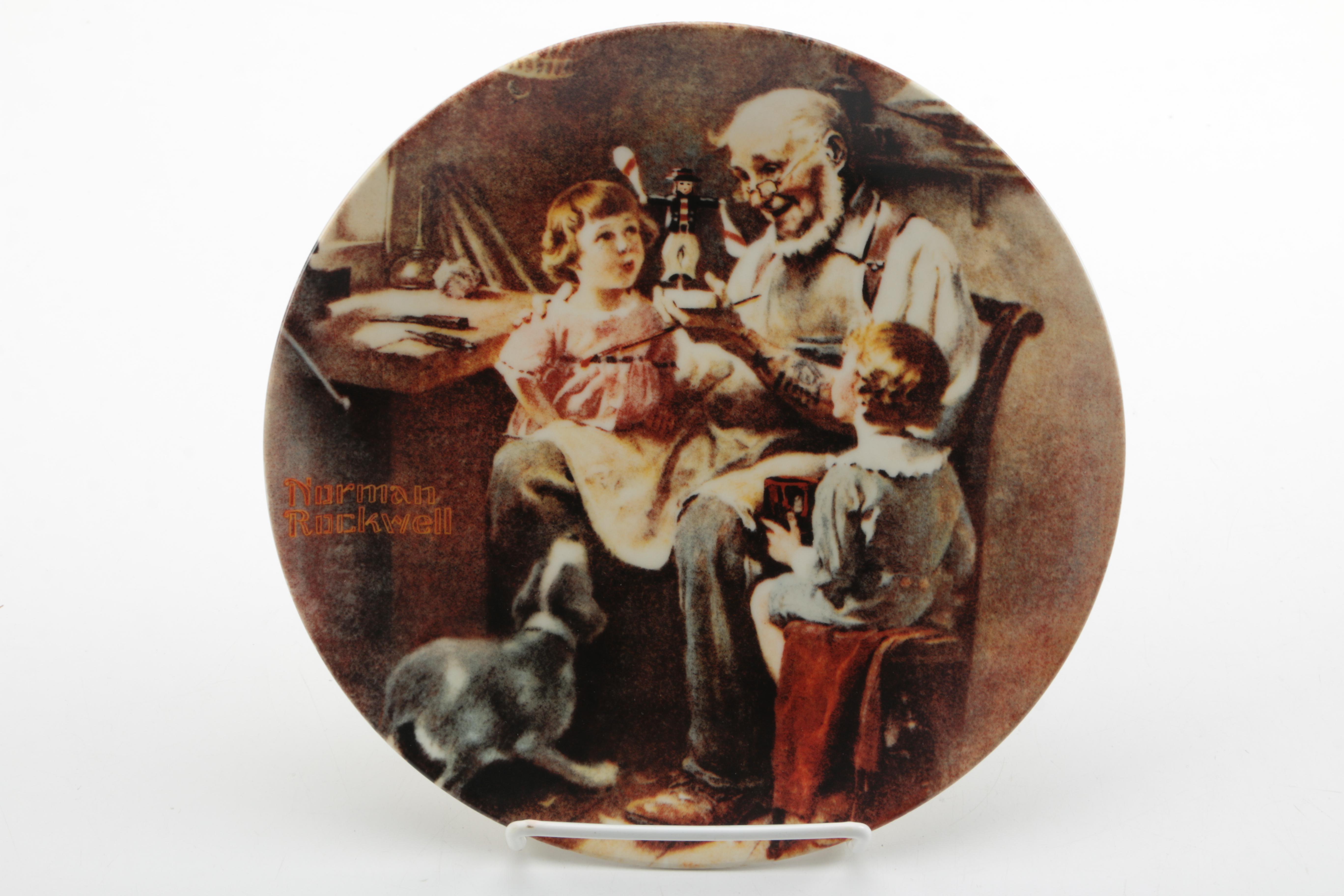 Collection of Norman Rockwell's "Heritage" Plates #1-5