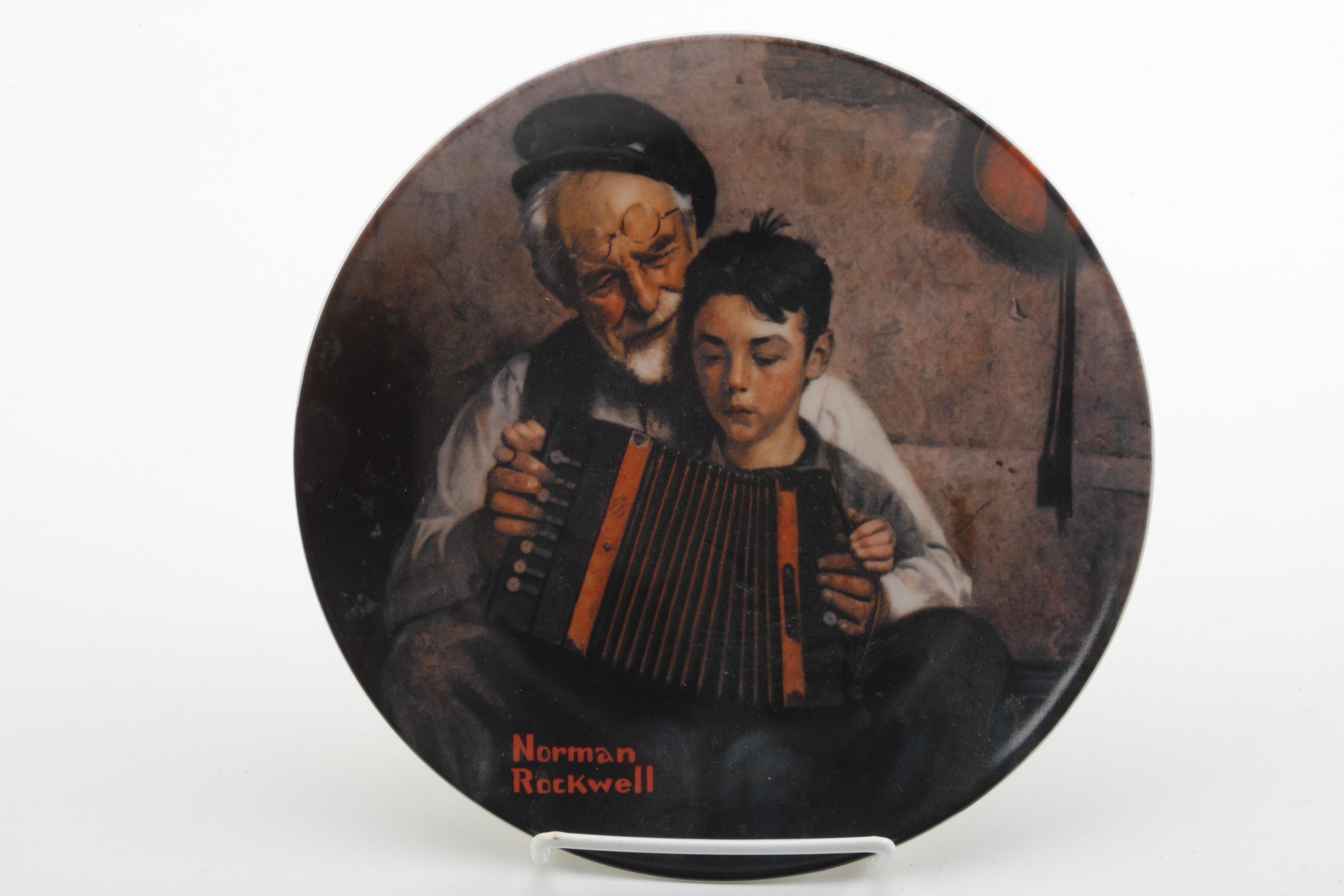 Collection of Norman Rockwell's "Heritage" Plates #1-5