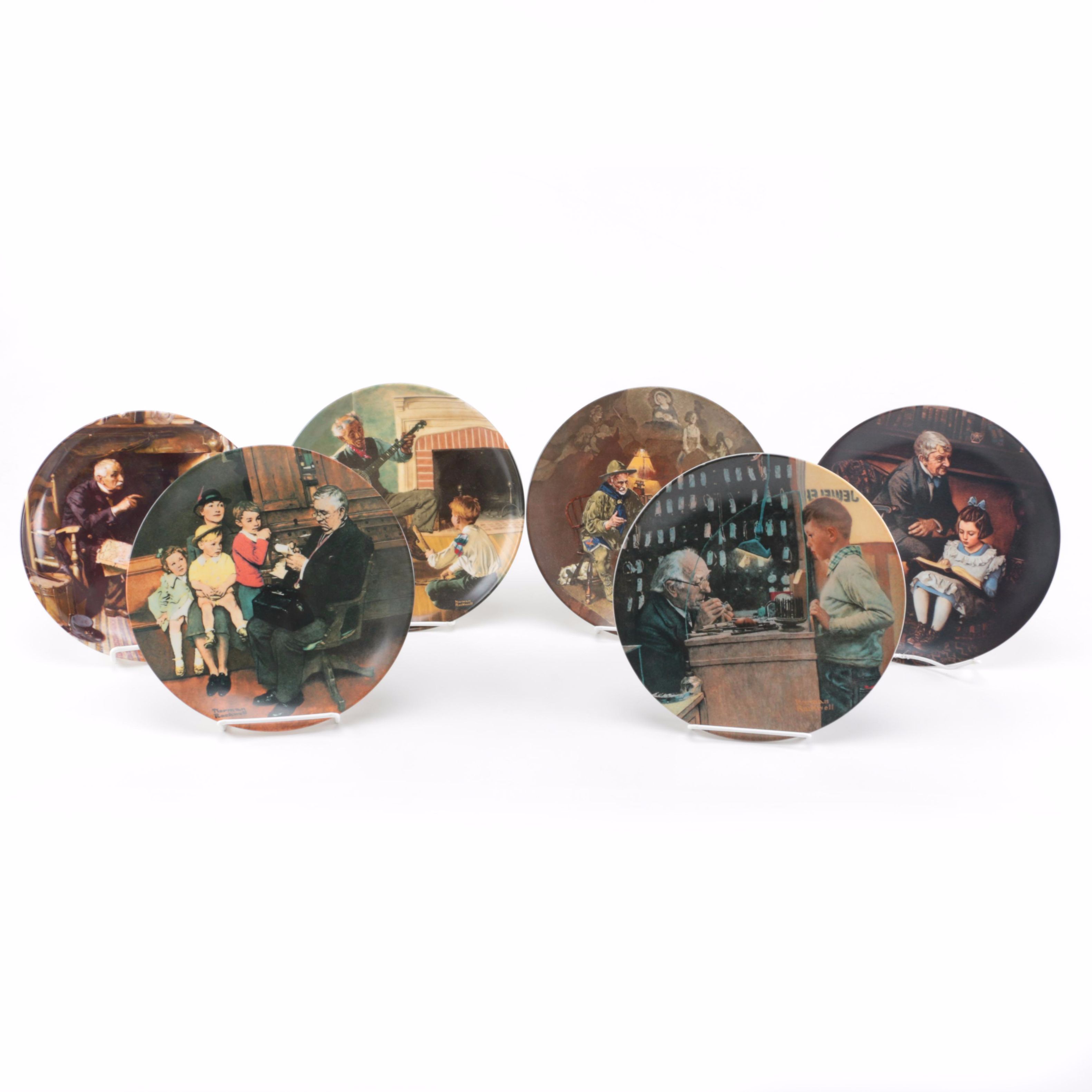 1988-1993 Norman Rockwell Heritage Collection Decorative Plates