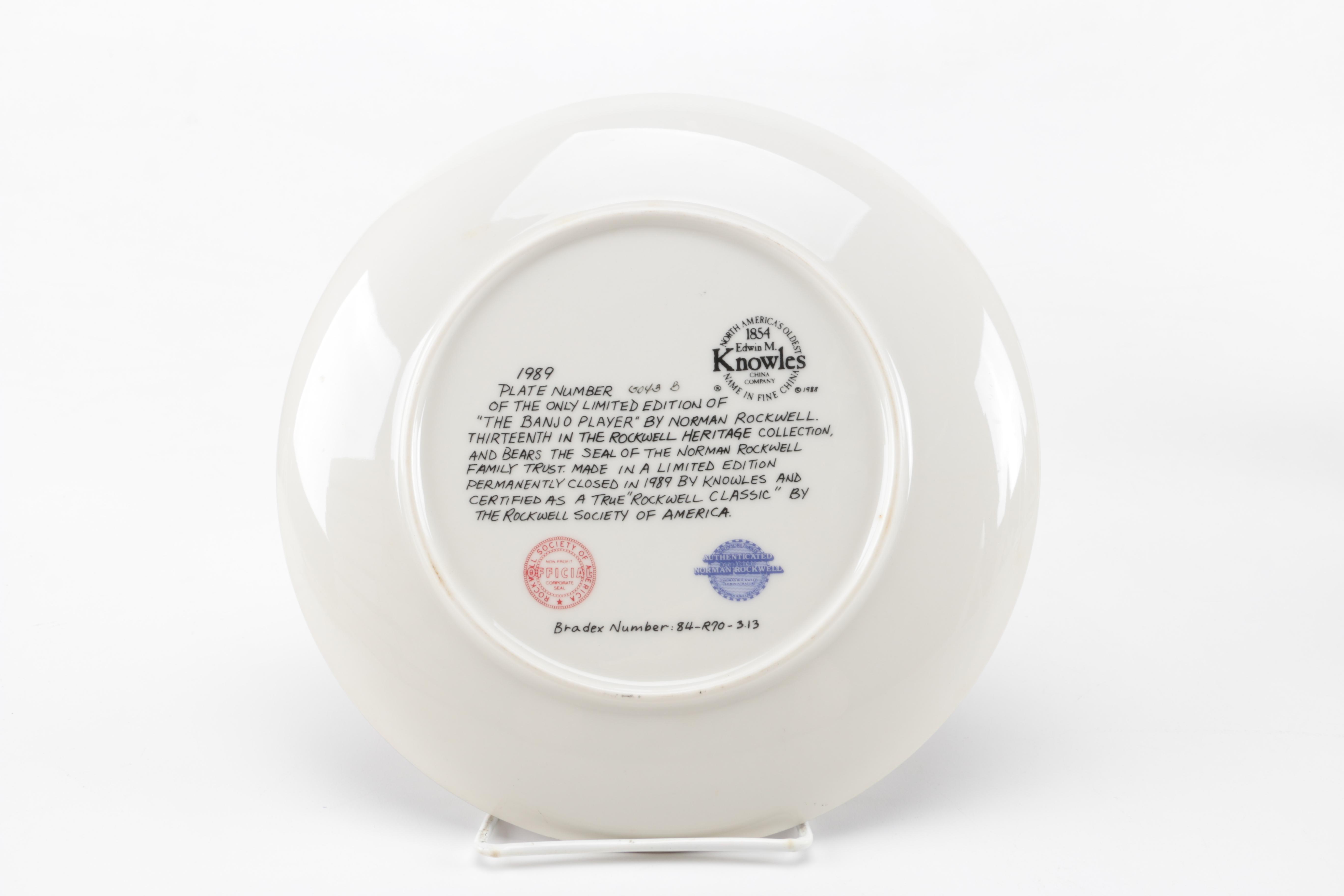 1988-1993 Norman Rockwell Heritage Collection Decorative Plates