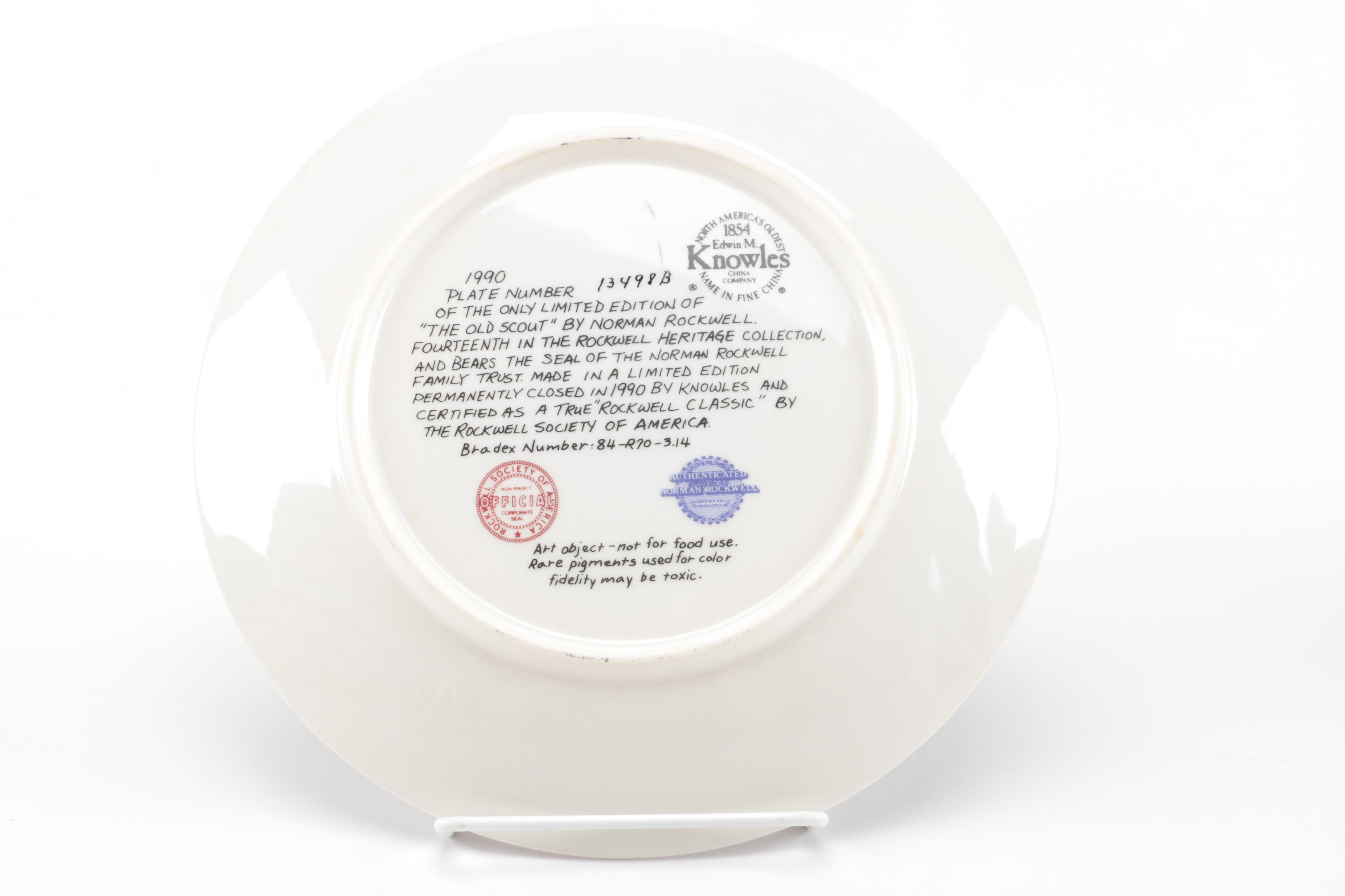 1988-1993 Norman Rockwell Heritage Collection Decorative Plates