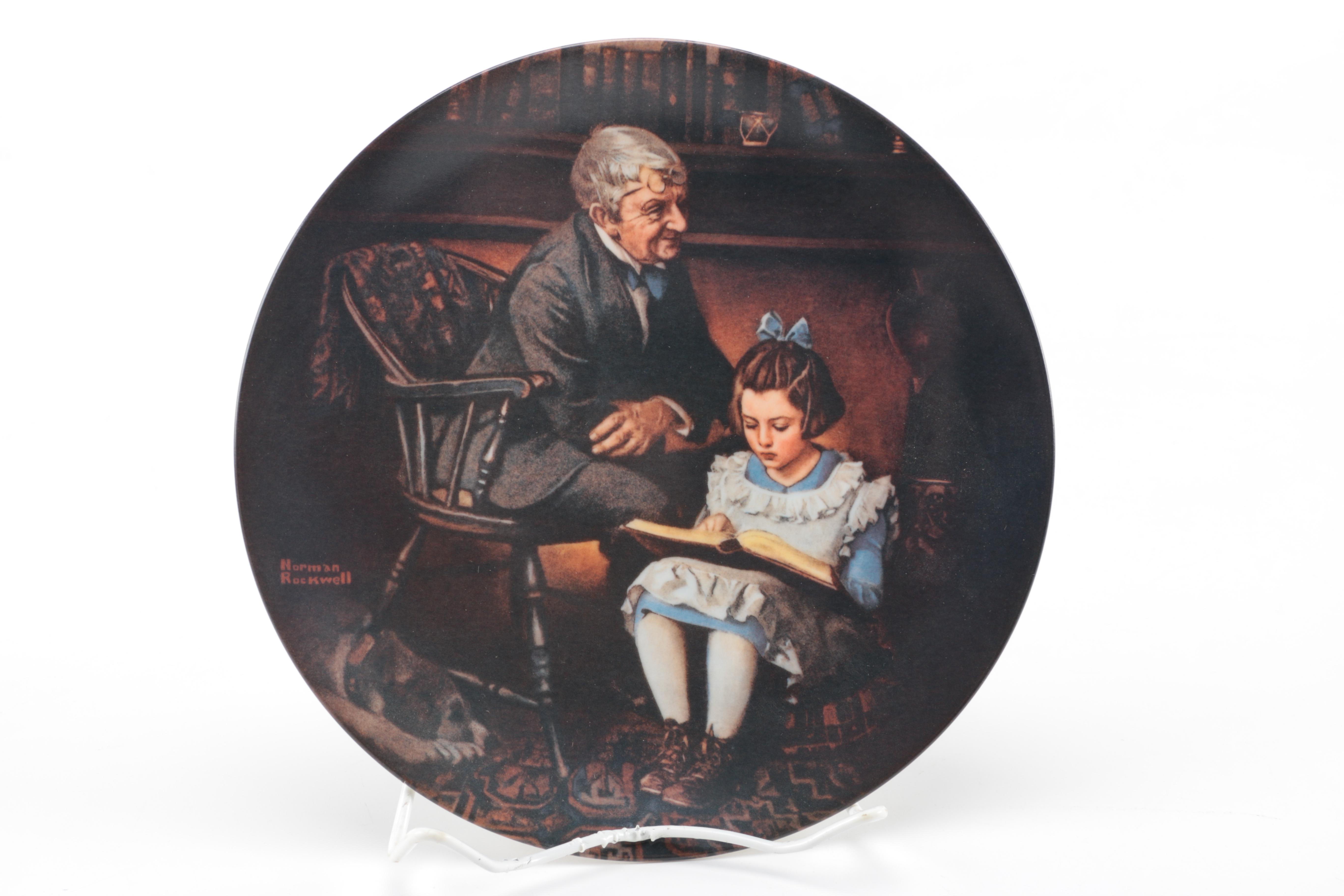 1988-1993 Norman Rockwell Heritage Collection Decorative Plates