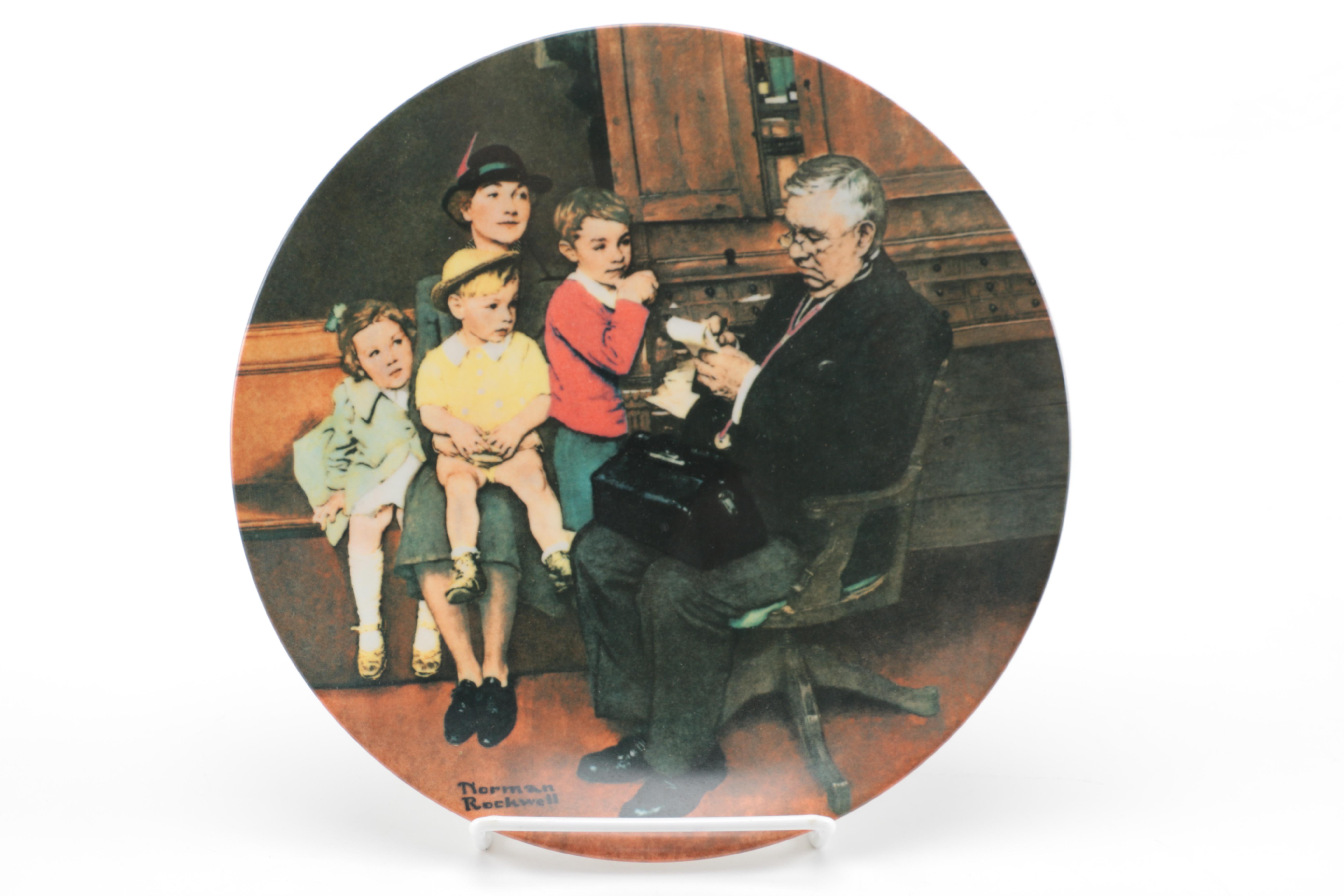 1988-1993 Norman Rockwell Heritage Collection Decorative Plates